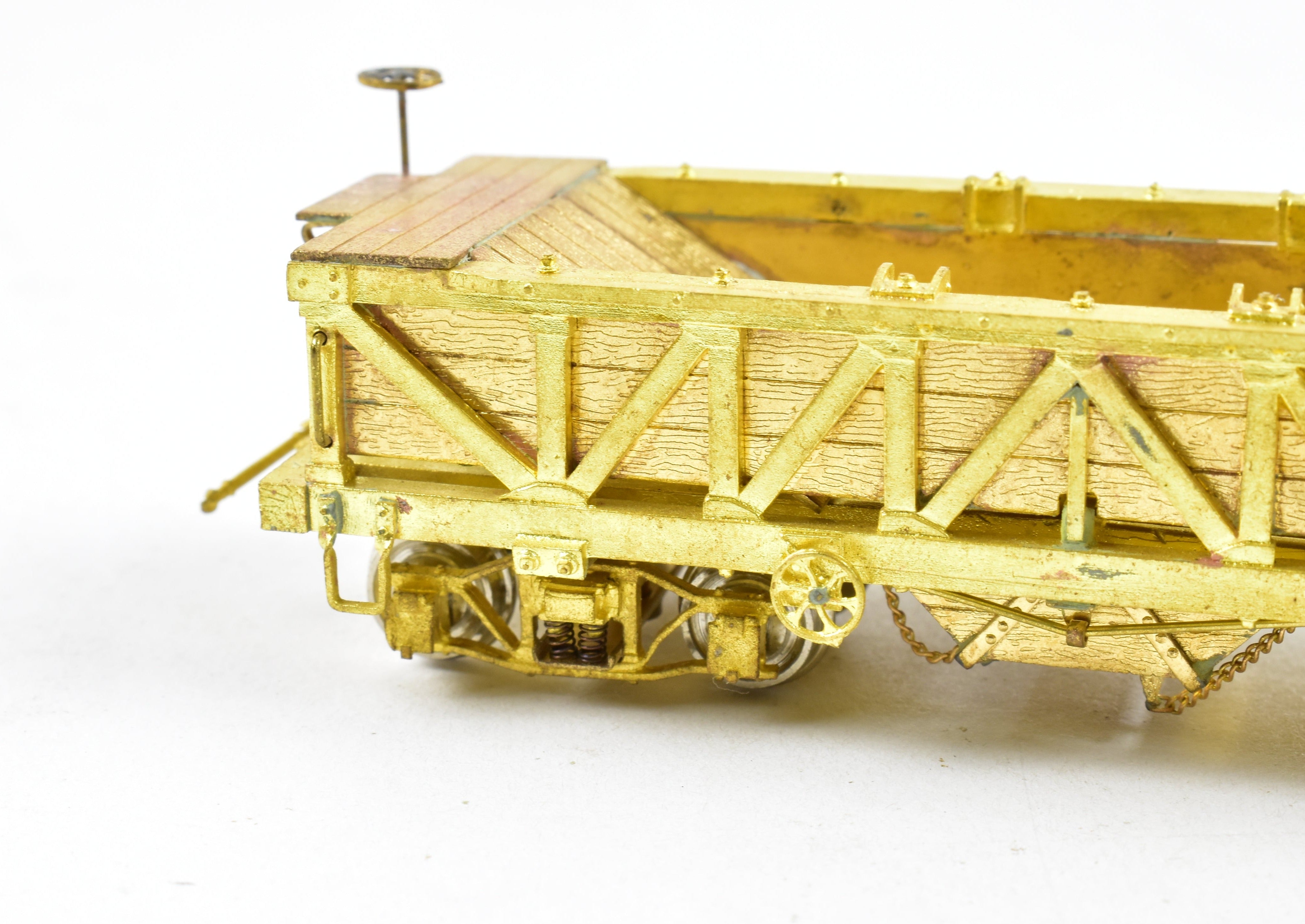 HOn3 Brass OMI Rock Car with Sprung Trucks from Overland Models in Great Condition