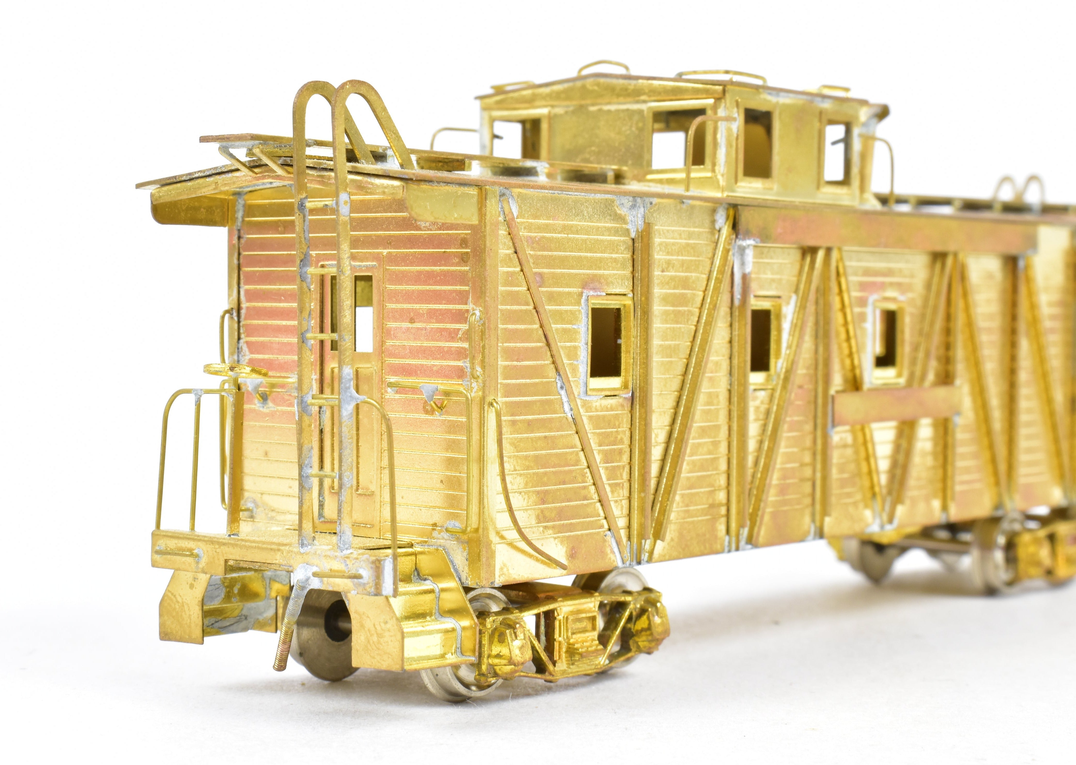 HO Scale Brass Western Pacific Outside Brace Cupola Caboose by Westside Model Co.