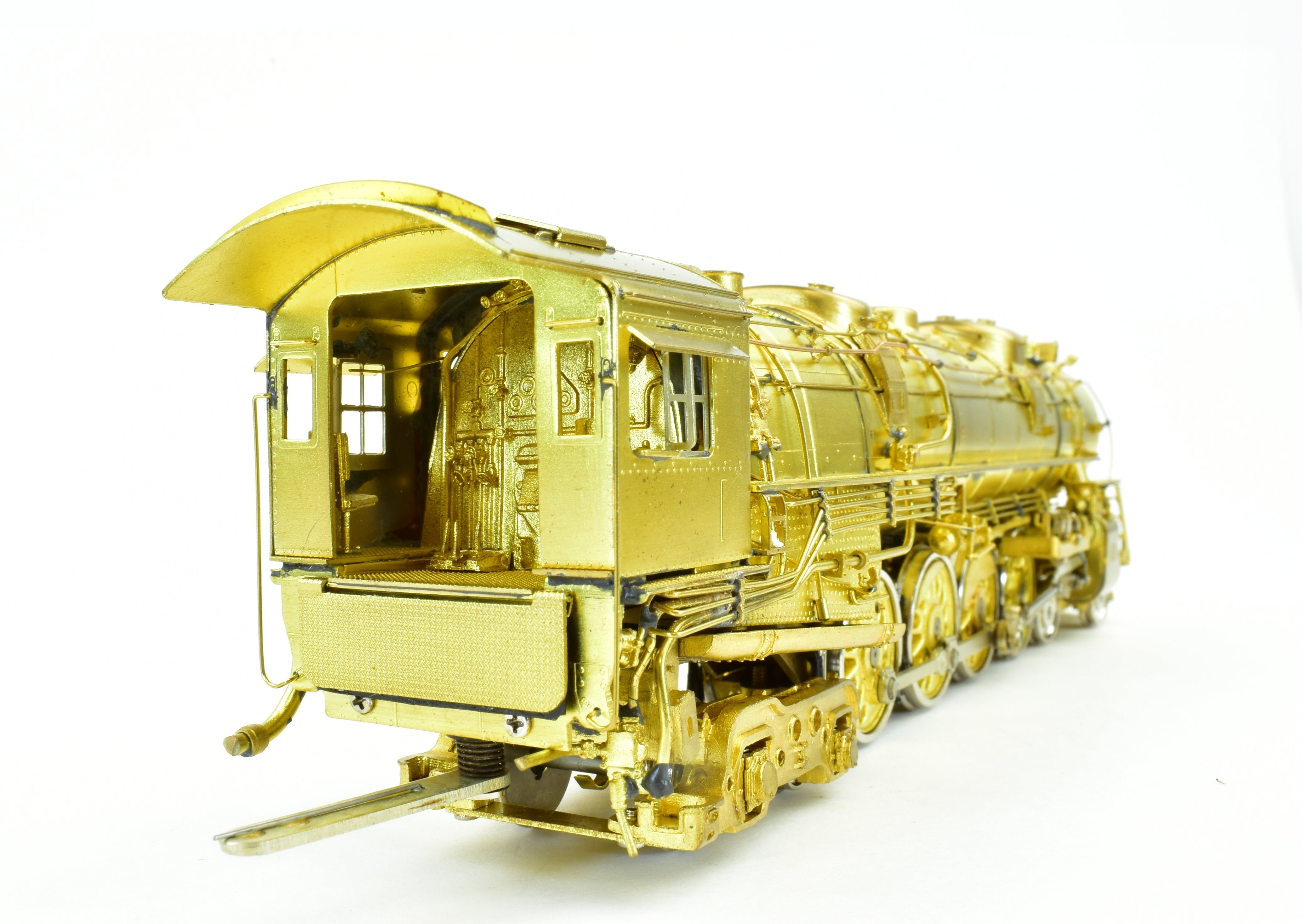 HO Scale Brass Model Train - Overland Models, Inc. Missouri Pacific 2100 4-8-4 Steam Locomotive by Ajin Precision