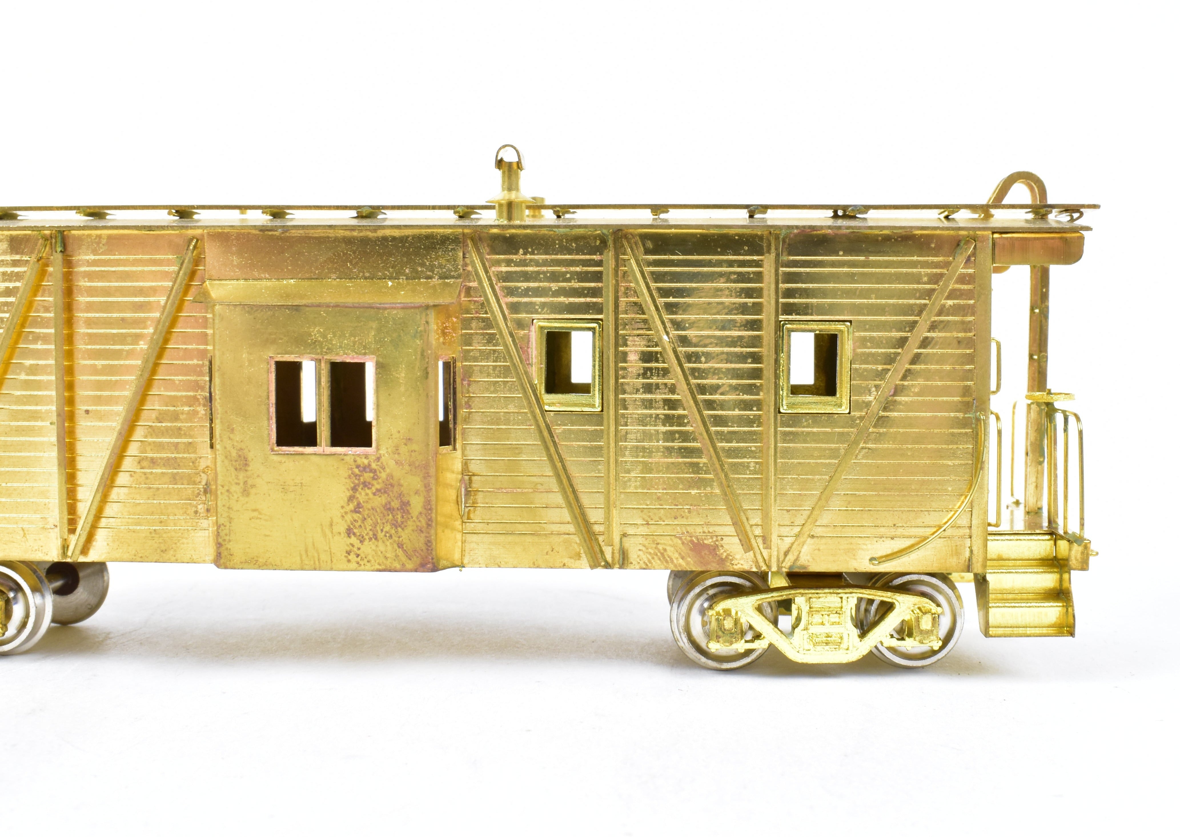HO Scale Brass Balboa Western Pacific Bay Window Caboose with Spares
