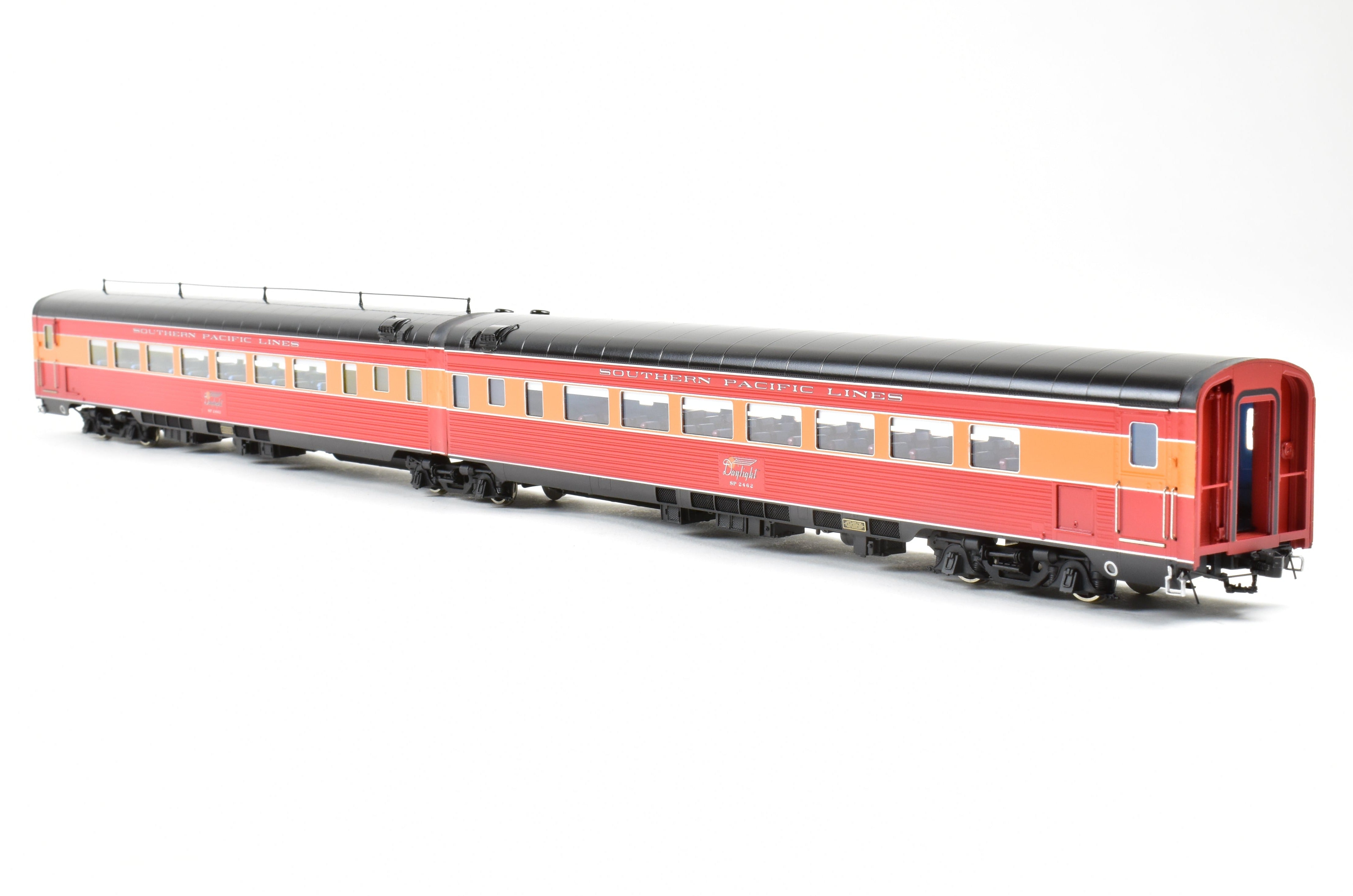 High - Quality HO Scale Brass Model Train CON CIL - Challenger Imports SP - Southern Pacific 1941 Morning Daylight 16 - Car Complete Full Train Set Along with 10 - Car Set and Two 3 - Car Add - On Sets FP