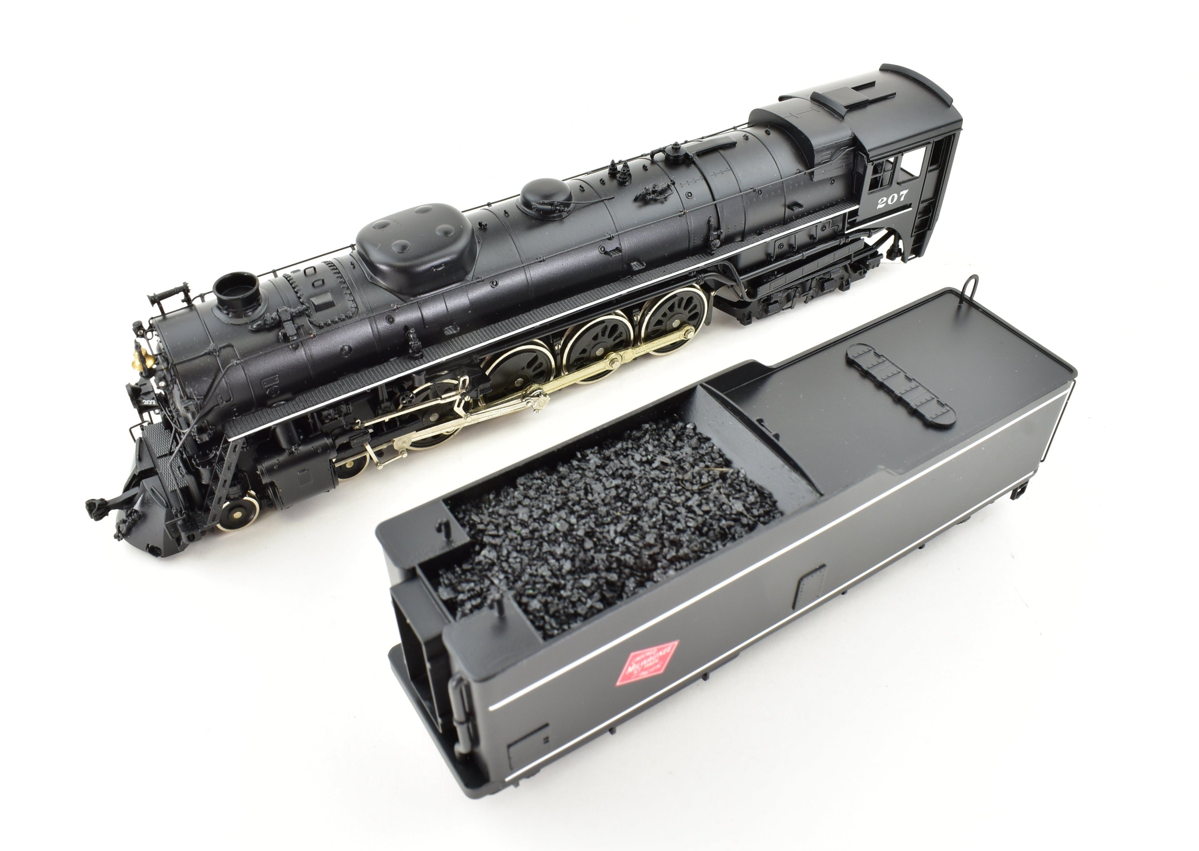 Rare HO Scale Brass Model Train - PFM Fujiyama Milwaukee Road 4-8-4 Class S-2 1985 Factory Painted