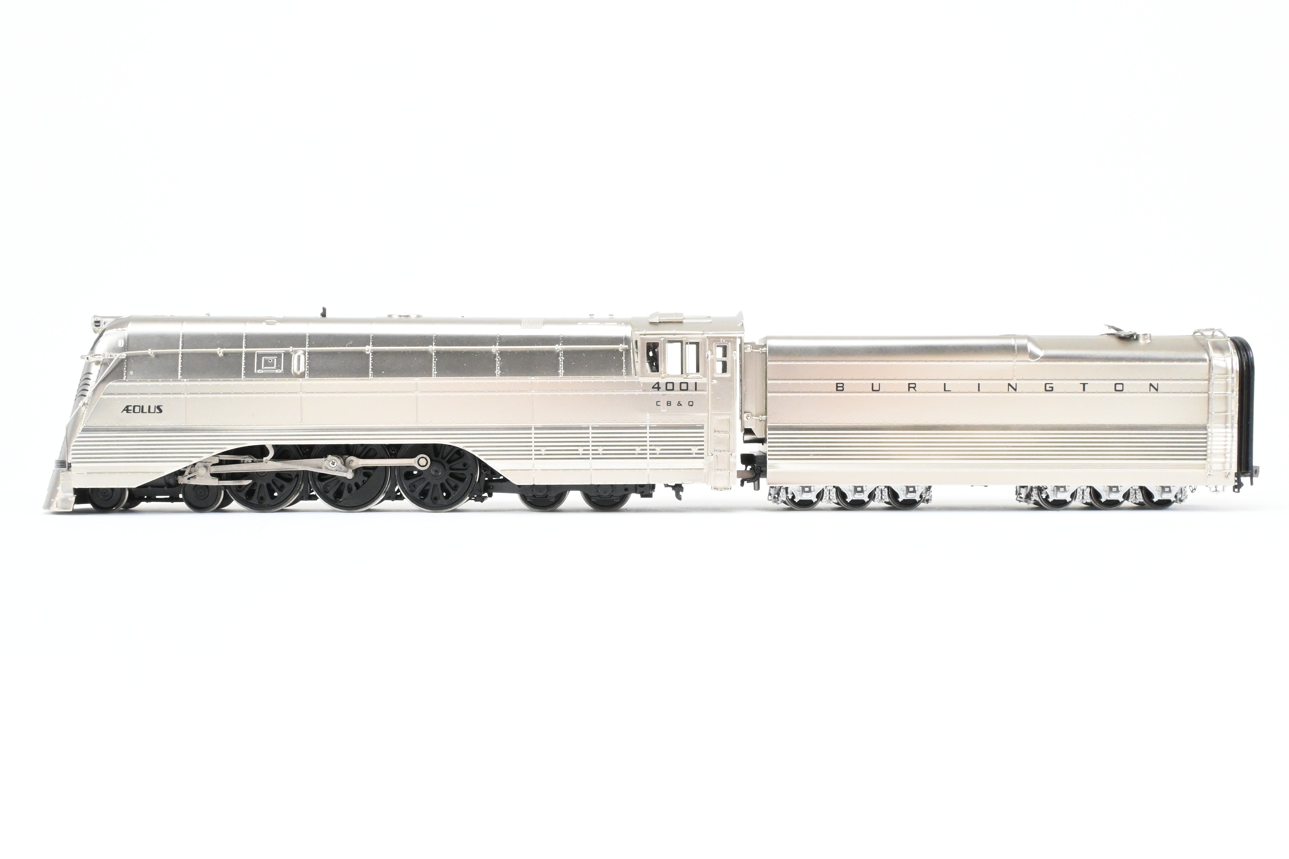 HO Brass Precision Scale Co. CB&Q Burlington Route S4a 4-6-4 Hudson Aeolus No. 4001