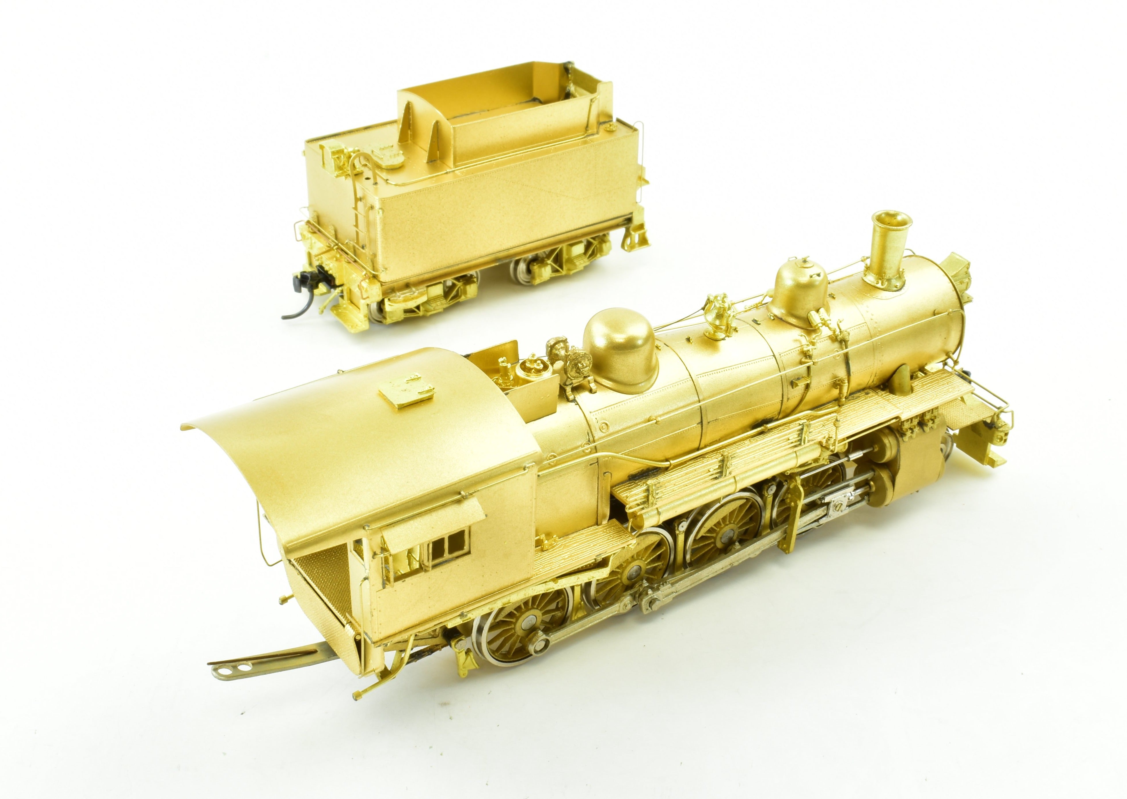 HO Scale Brass Model Train Engine - W&R Enterprises NP Northern Pacific Y - 2 2 - 8 - 0 Steam Locomotive