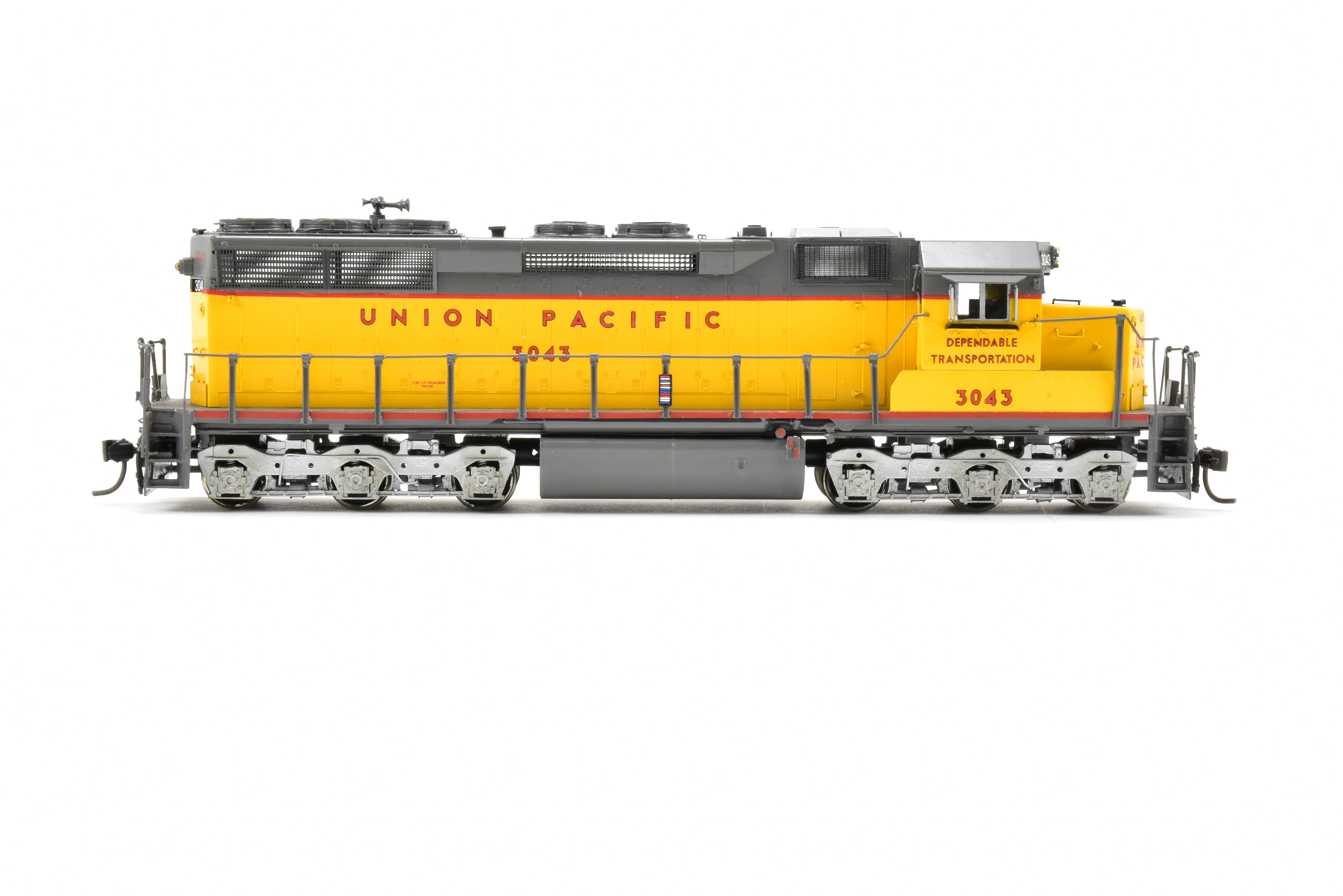 HO Brass OMI UP Union Pacific EMD SD40X 3043 with Flared Radiators
