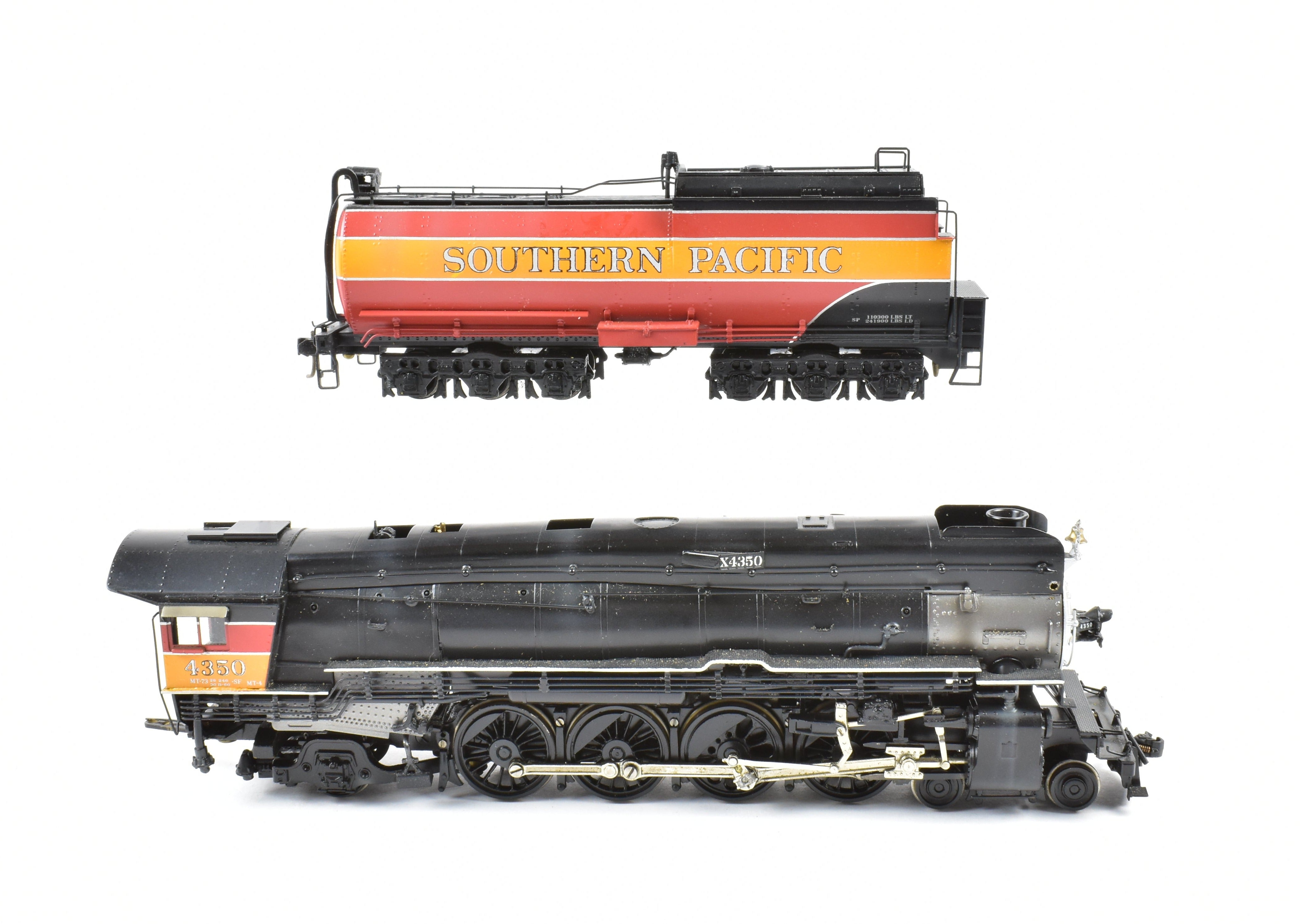 HO Scale Brass Balboa Model Train - Southern Pacific MT - 4 4 - 8 - 2 Mountain Pro Painted with Can Motor Upgrade
