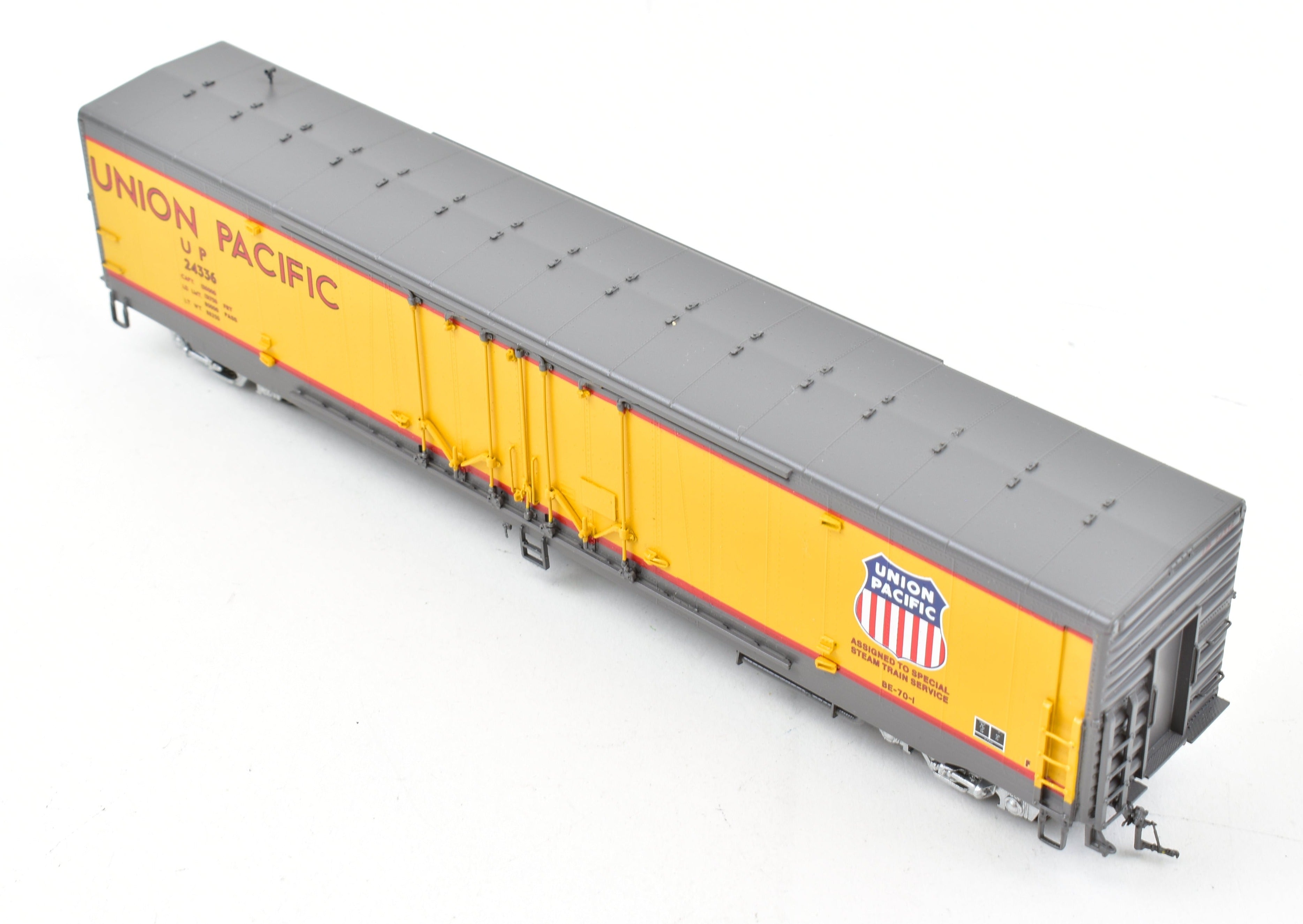 HO Scale Brass Overland Models, Inc. Union Pacific Steam Train Service Car FP (OMI - Overland Models, Inc., 1997 Run)