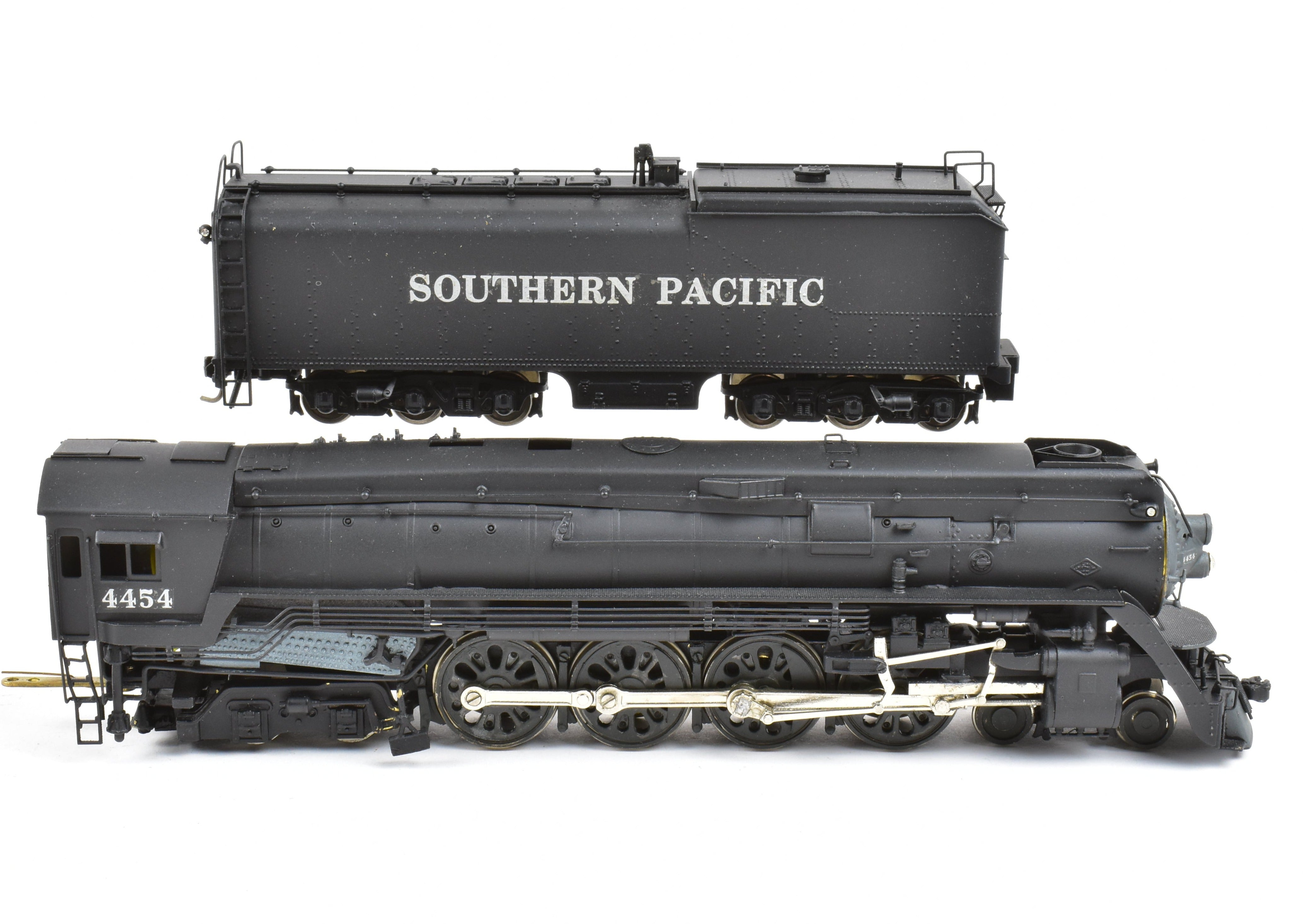 HO Scale Brass Model Train - Balboa SP Southern Pacific GS - 4 4 - 8 - 4 De - Skirted and Custom Painted Locomotive No. 4454