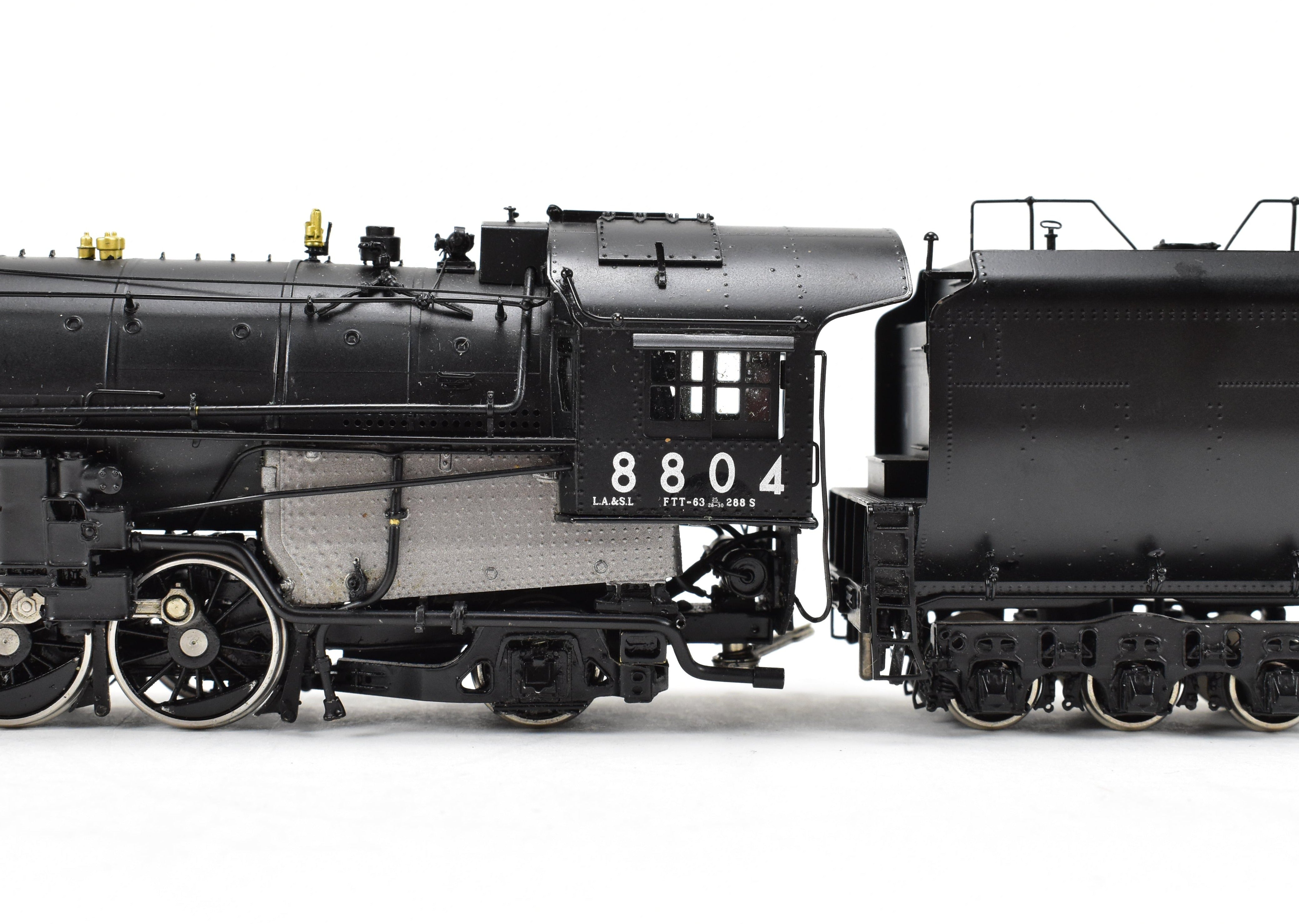 HO Scale Brass Precision Scale Co. Union Pacific Class 4 - 10 - 2 Three - Cylinder Freight/Passenger Model Train #8804 in As - Is Condition