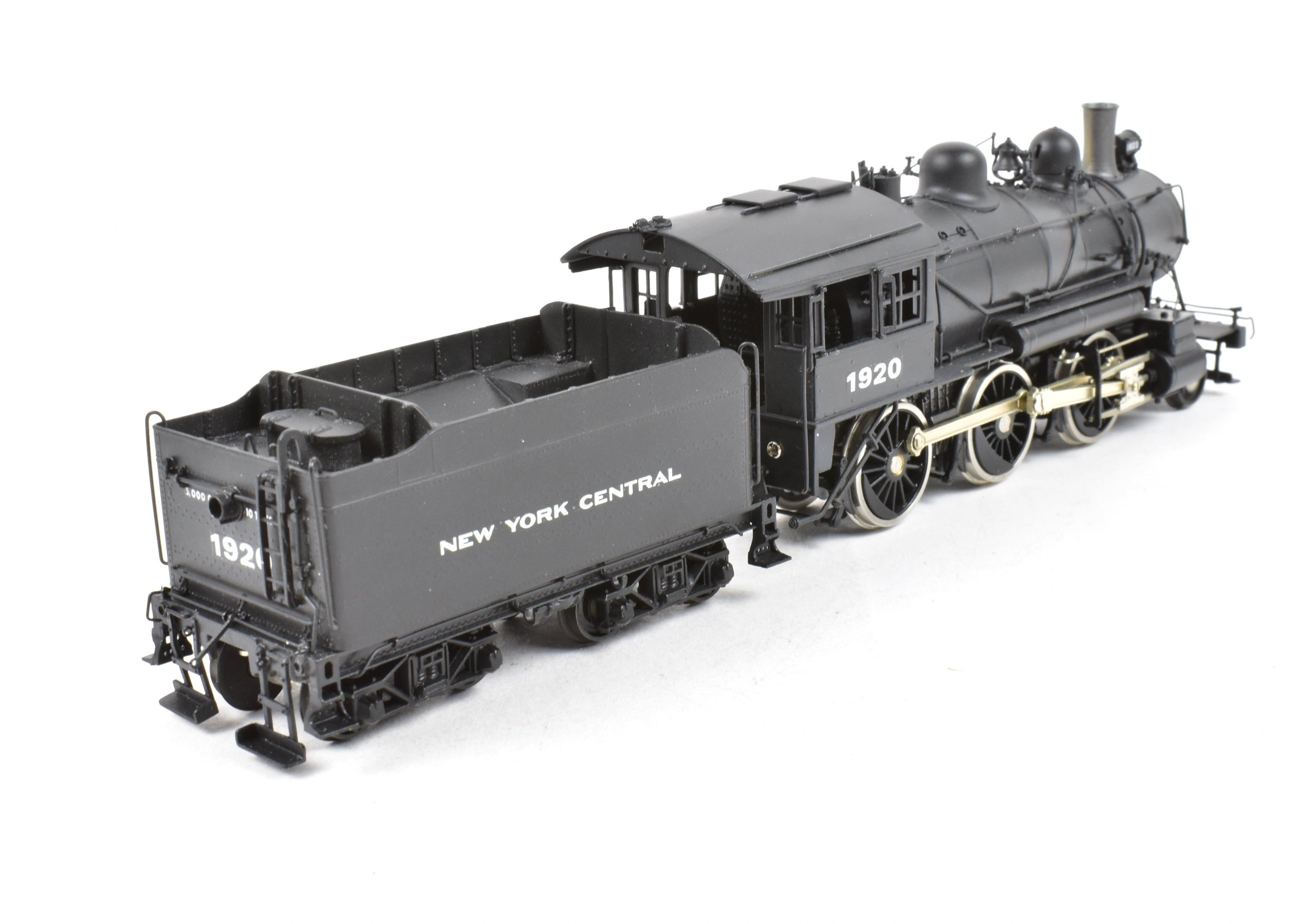 HO Scale Brass Model Train Key Imports from NYC - New York Central E-1D 2-6-0 Mogul Locomotive with Factory Painting