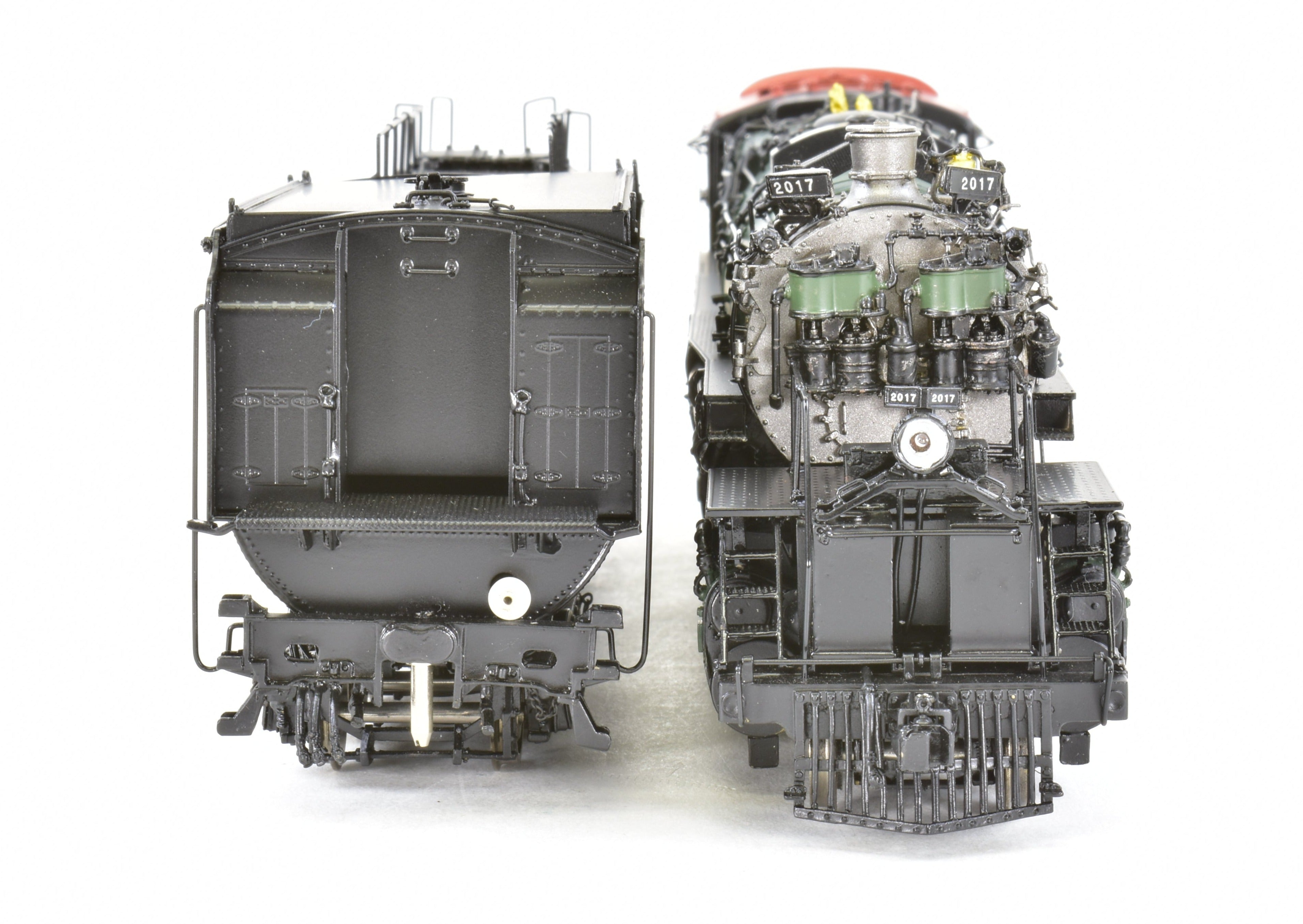 HO Scale Brass Model Train by Precision Scale Co. - Great Northern Class N - 3 2 - 8 - 8 - 0 FP in Glacier Park Scheme