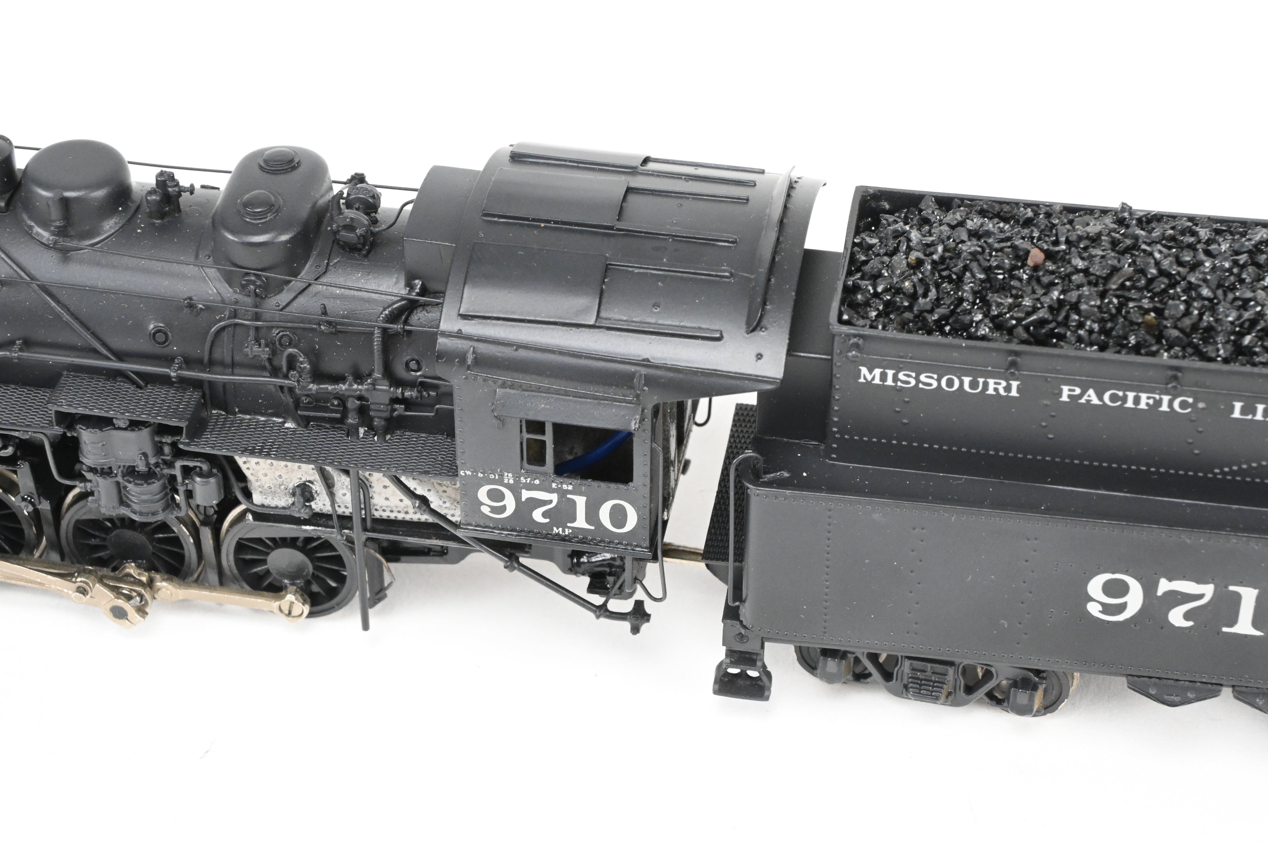 HO Scale Custom-Made Brass Missouri Pacific 0-8-0 Locomotive Model, CP No. 9710, Scratch Built by Joe G. Collias - One of a Kind
