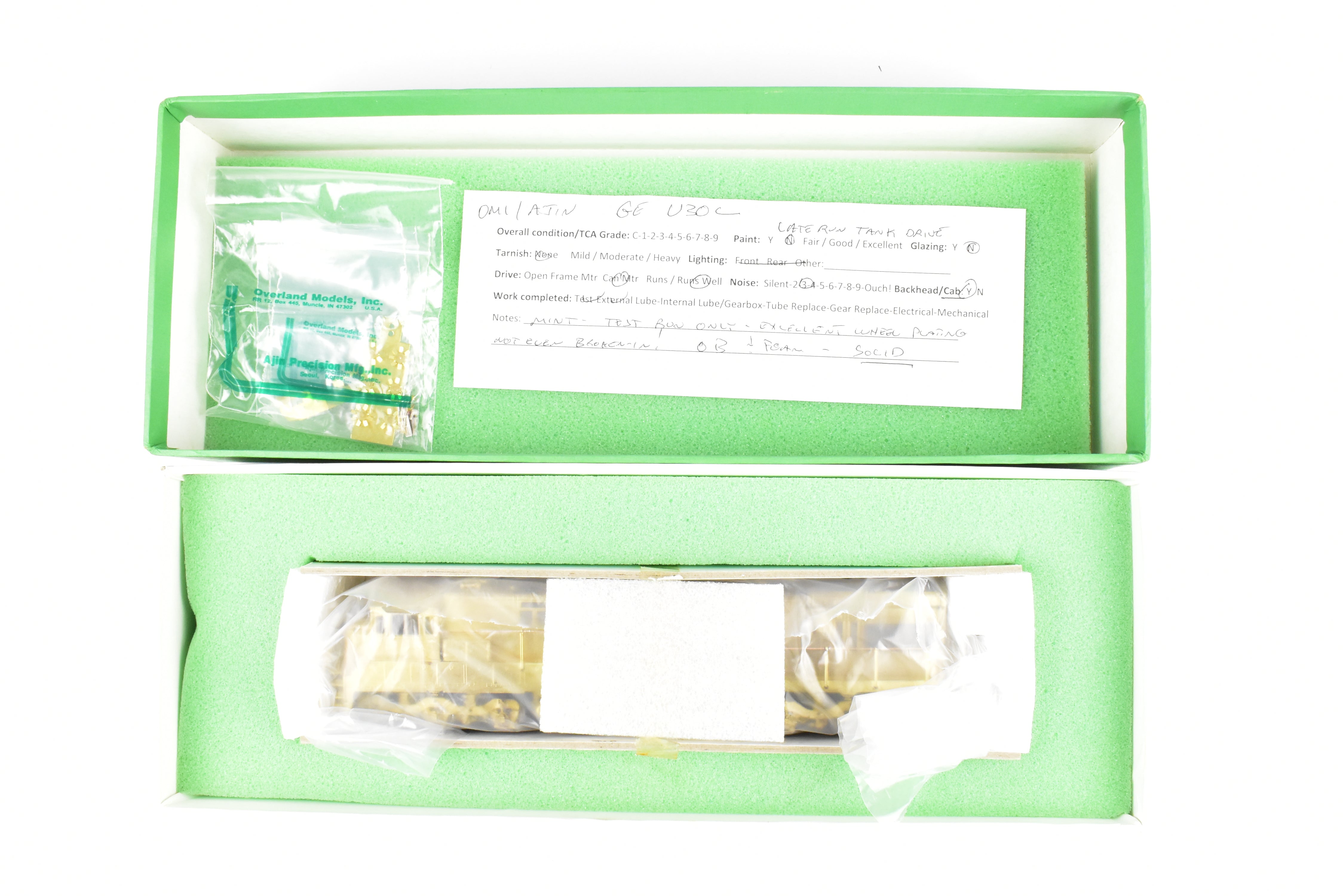HO Scale GE U30C Early Version Brass Model by Overland Models Inc for Various Roads