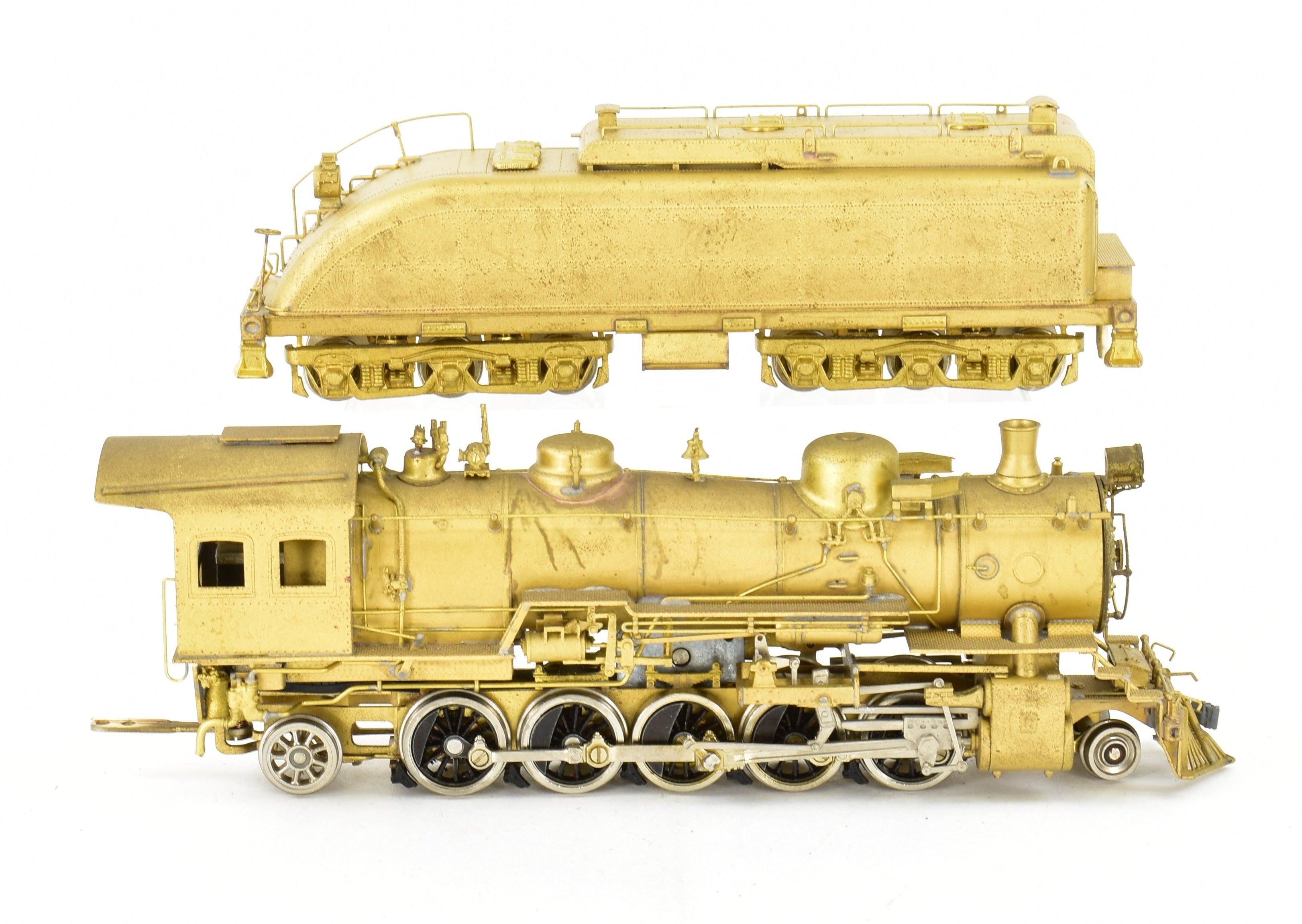 HO Scale Brass Model Train - Westside Model Co. ATSF - Santa Fe 3010 2-10-2 Locomotive