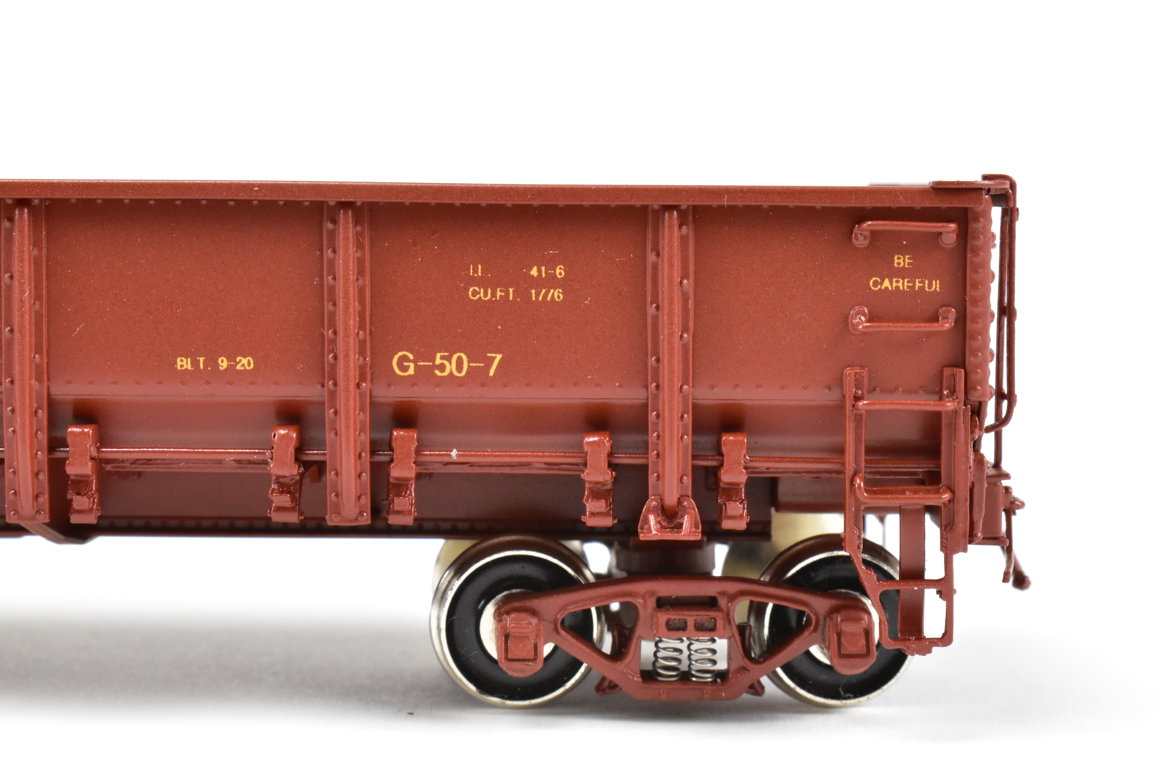 HO Brass CIL - Challenger Imports UP G50 - 7 Drop Bottom Gondola V2 (Rivet Sides) #63725