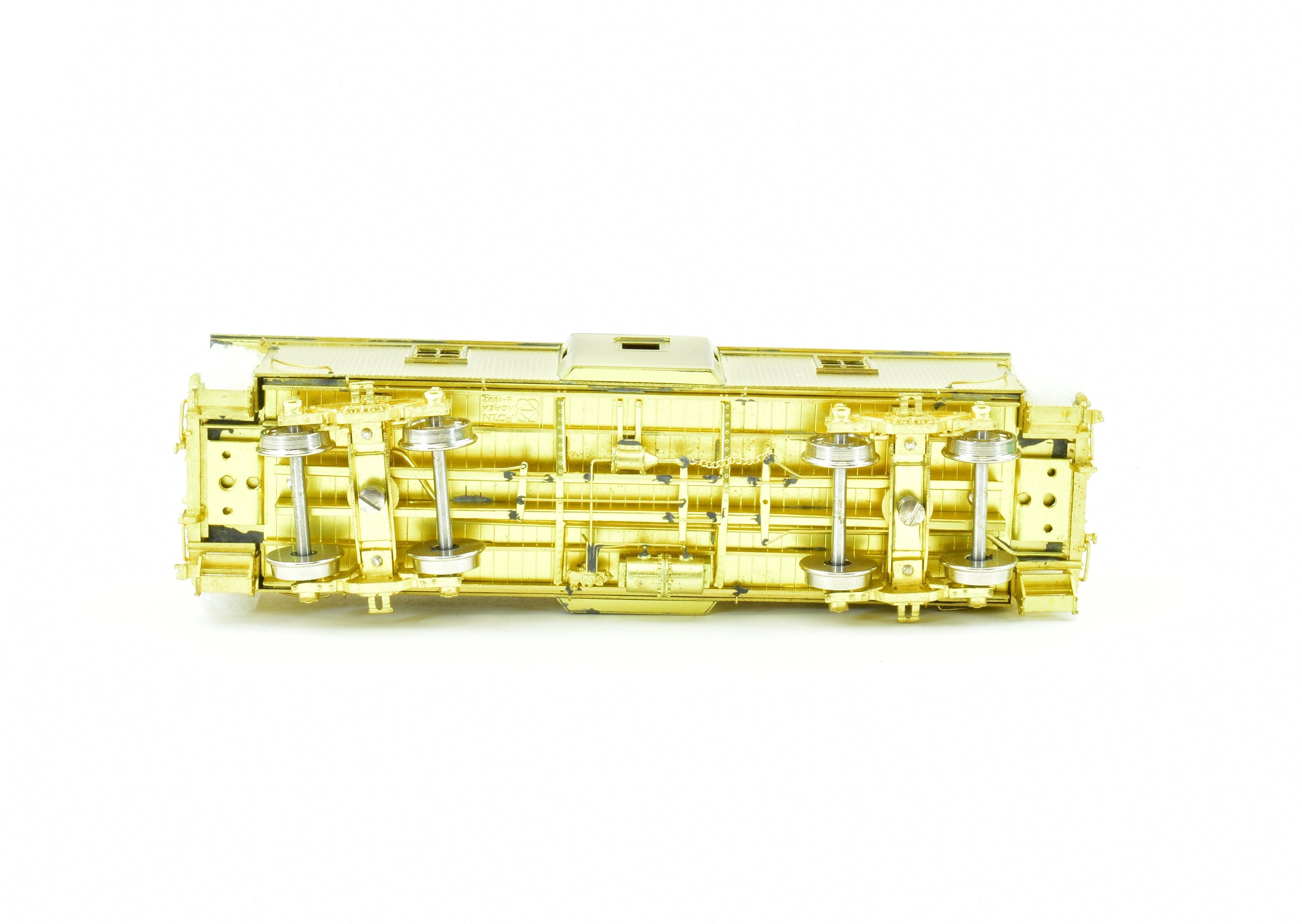HO Scale Brass Monon Wood Caboose with Steel Bay Window by Overland Models, Inc. (OMI) - A Collectible Model Train Car