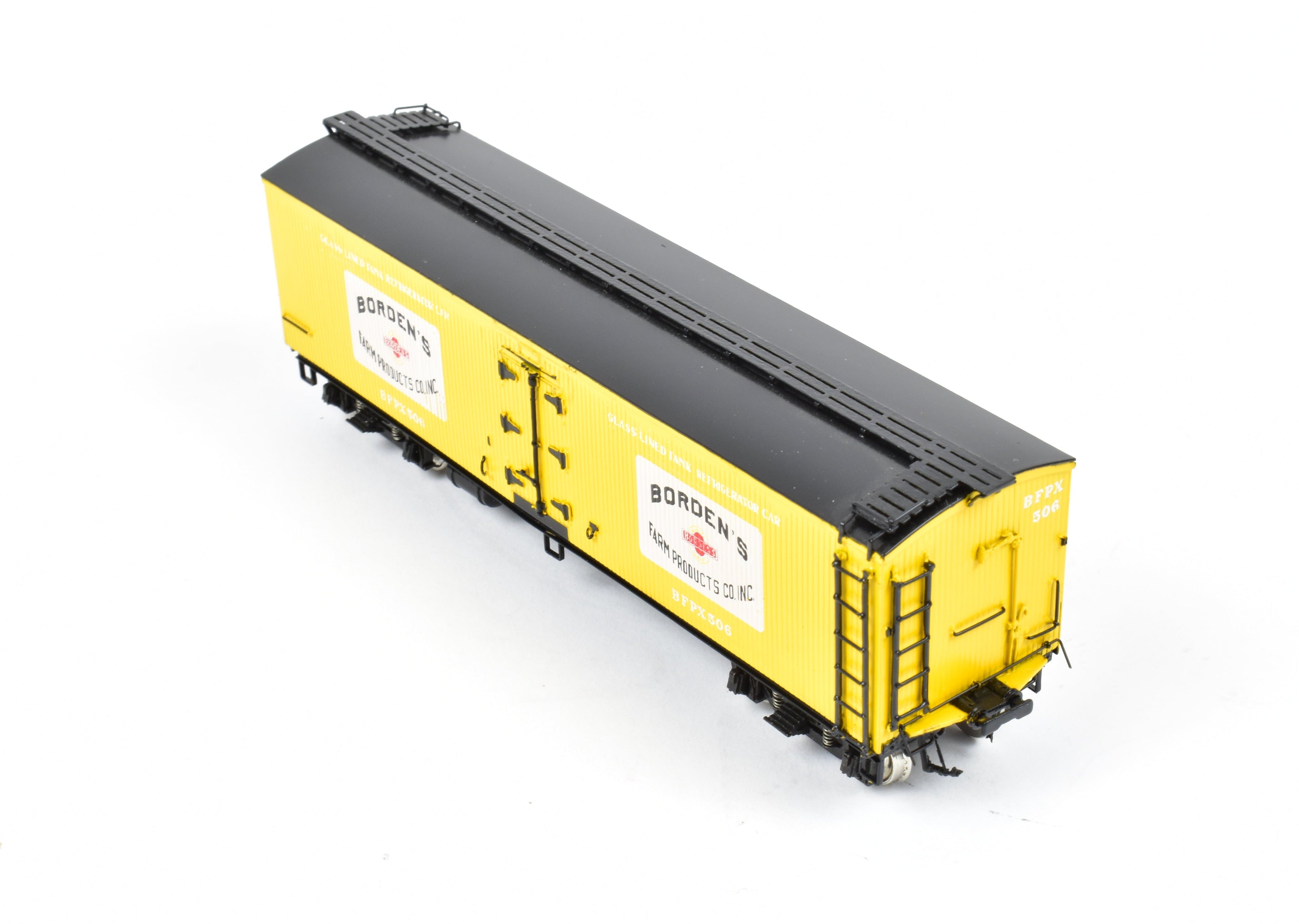 HO Scale Brass Precision Scale Co. Model Railroad 41' Pfaudler Wood Sheath Milk Car Bordens FP from Various Roads