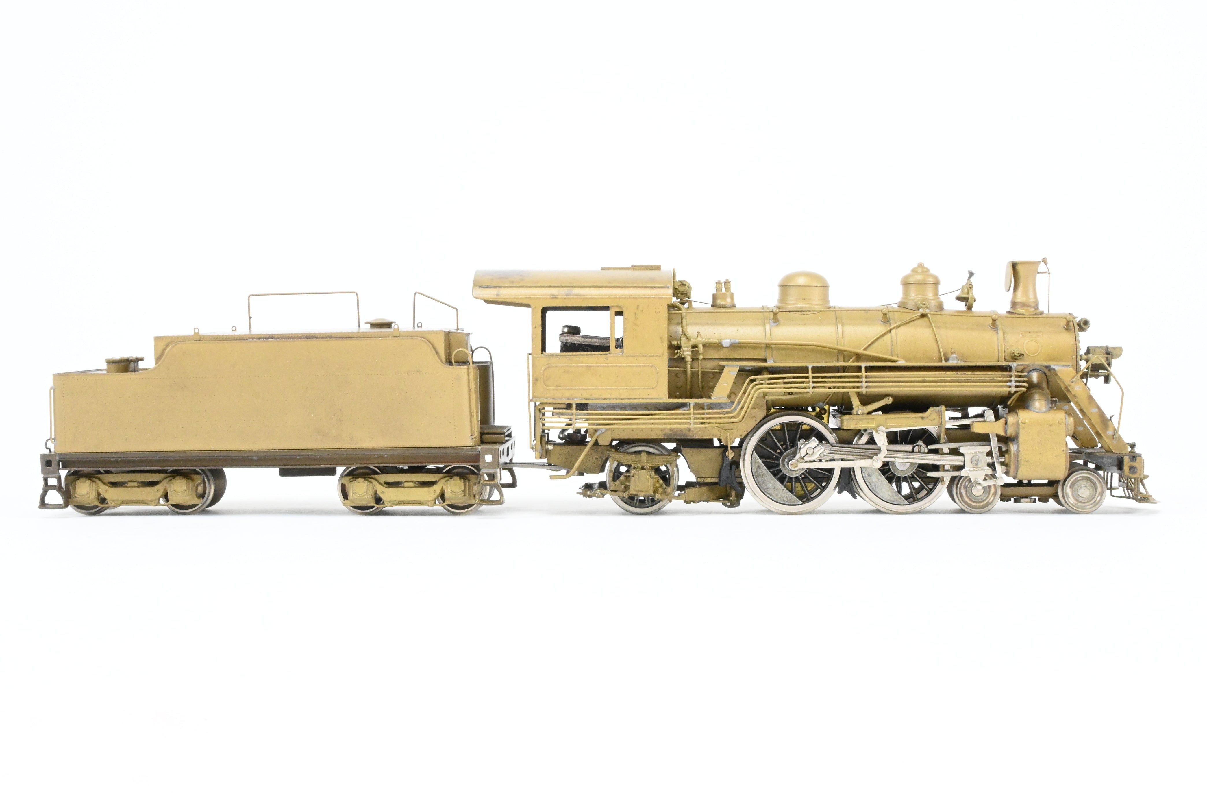 HO Scale Brass Model Train - NWSL/FED - Far East Distributors SSW - Cotton Belt 4-4-2 Class E-1 Equipped with New NWSL Drive Unit