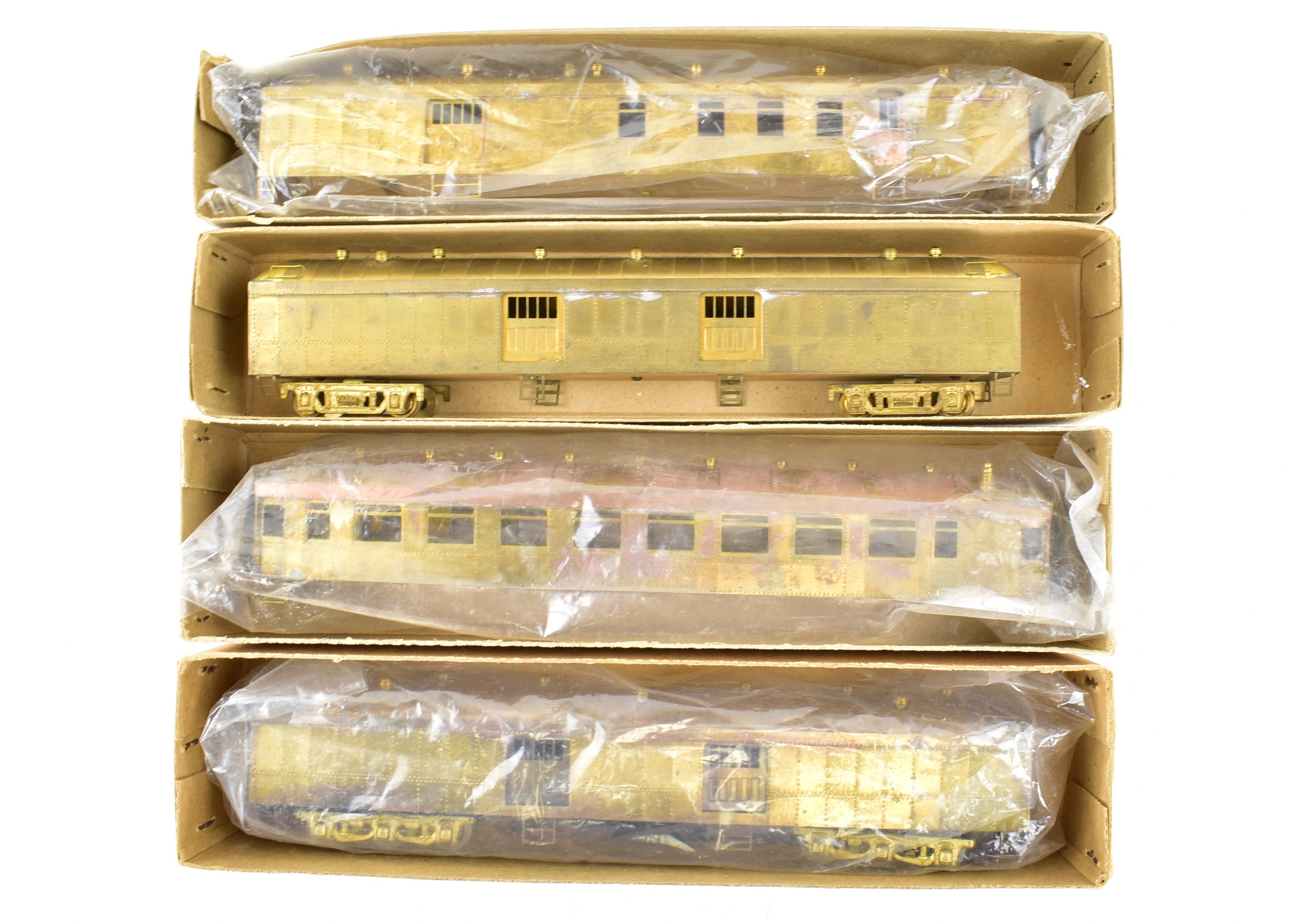 HO Scale Brass Model Train Ken Kidder SP - Southern Pacific/T&NO & Various Harriman 4-Car Set in As-Is Condition