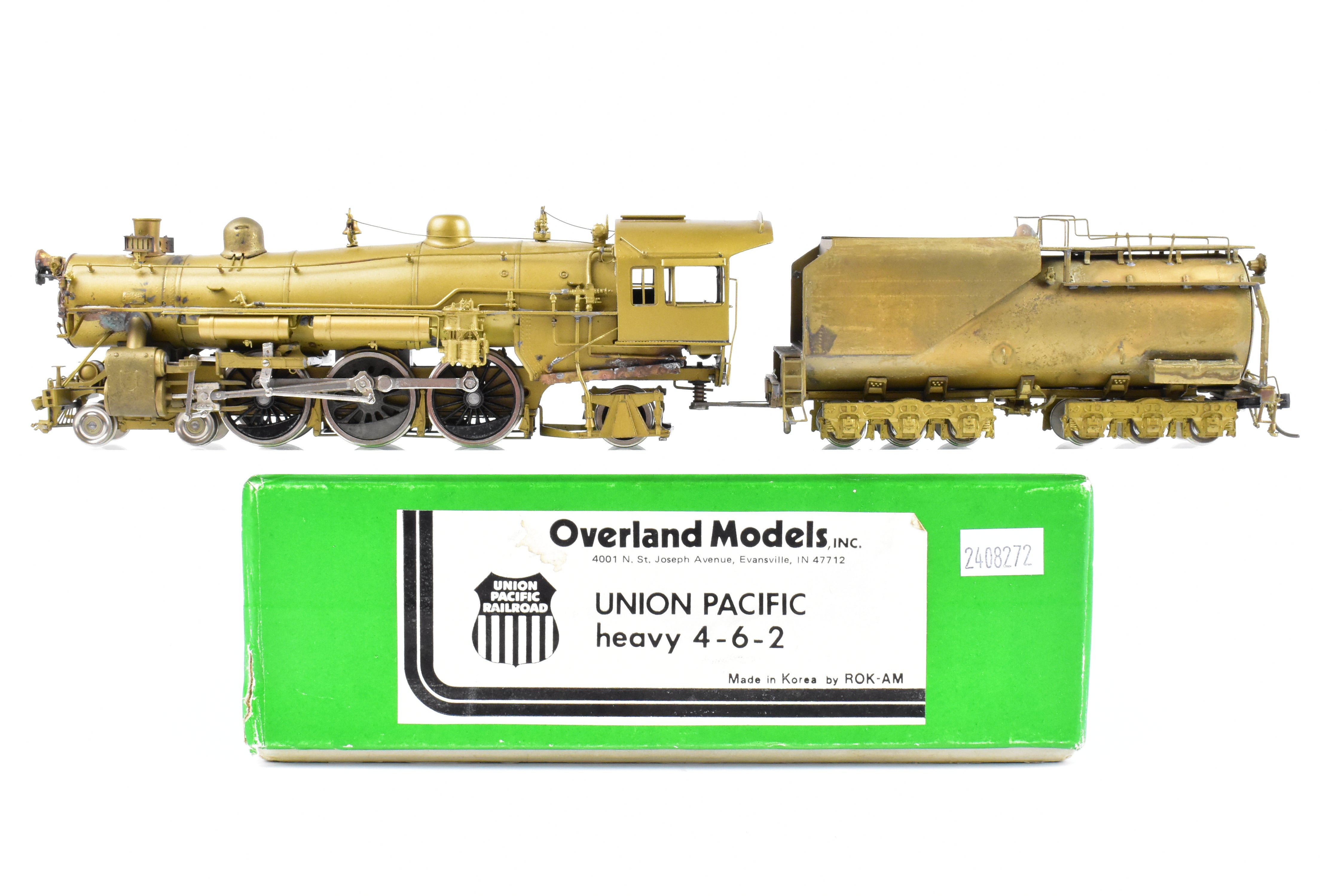 HO Brass OMI Union Pacific Heavy 4-6-2 Pacific Converted to Coal Model