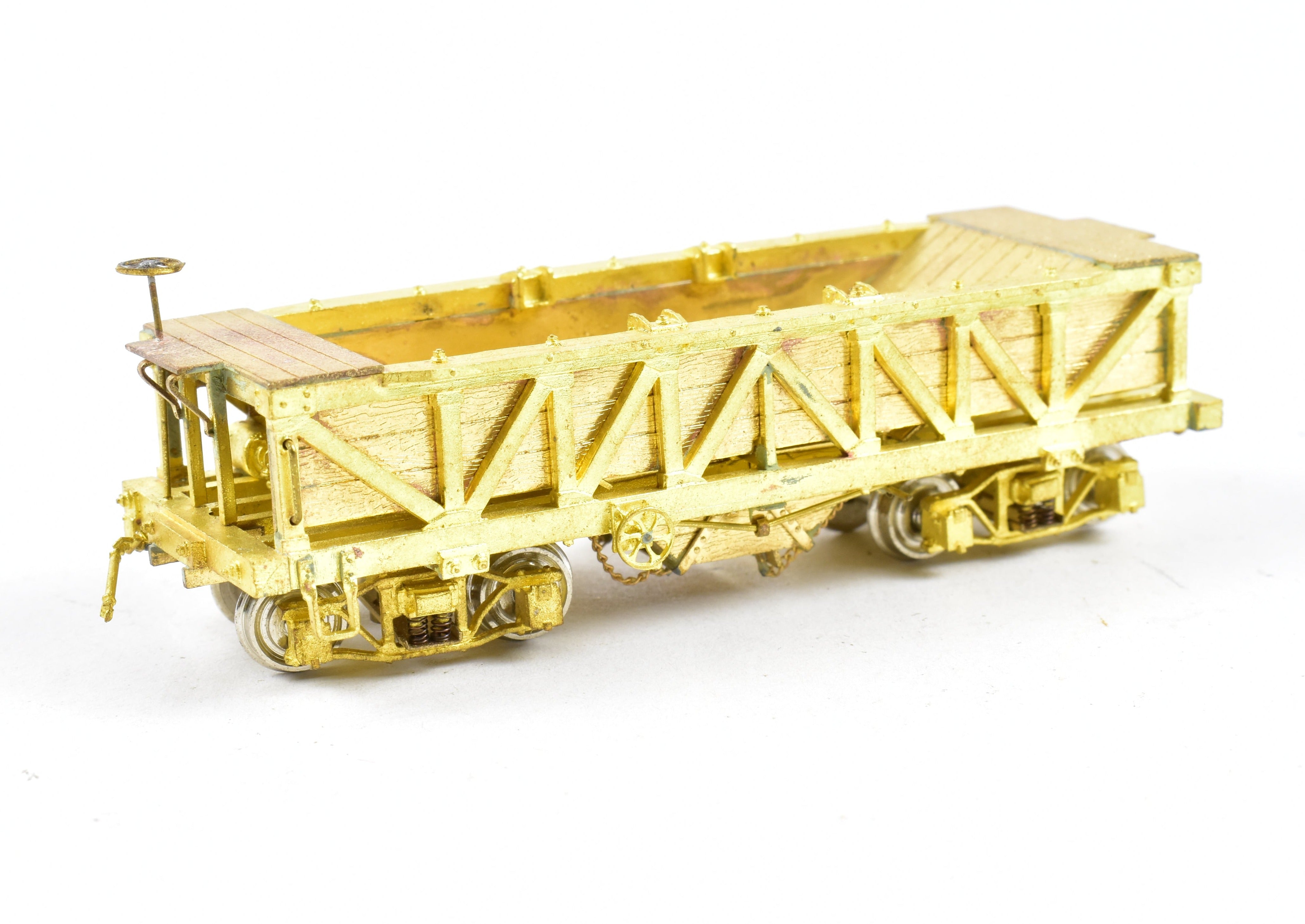 HOn3 Brass OMI Rock Car with Sprung Trucks from Overland Models in Great Condition