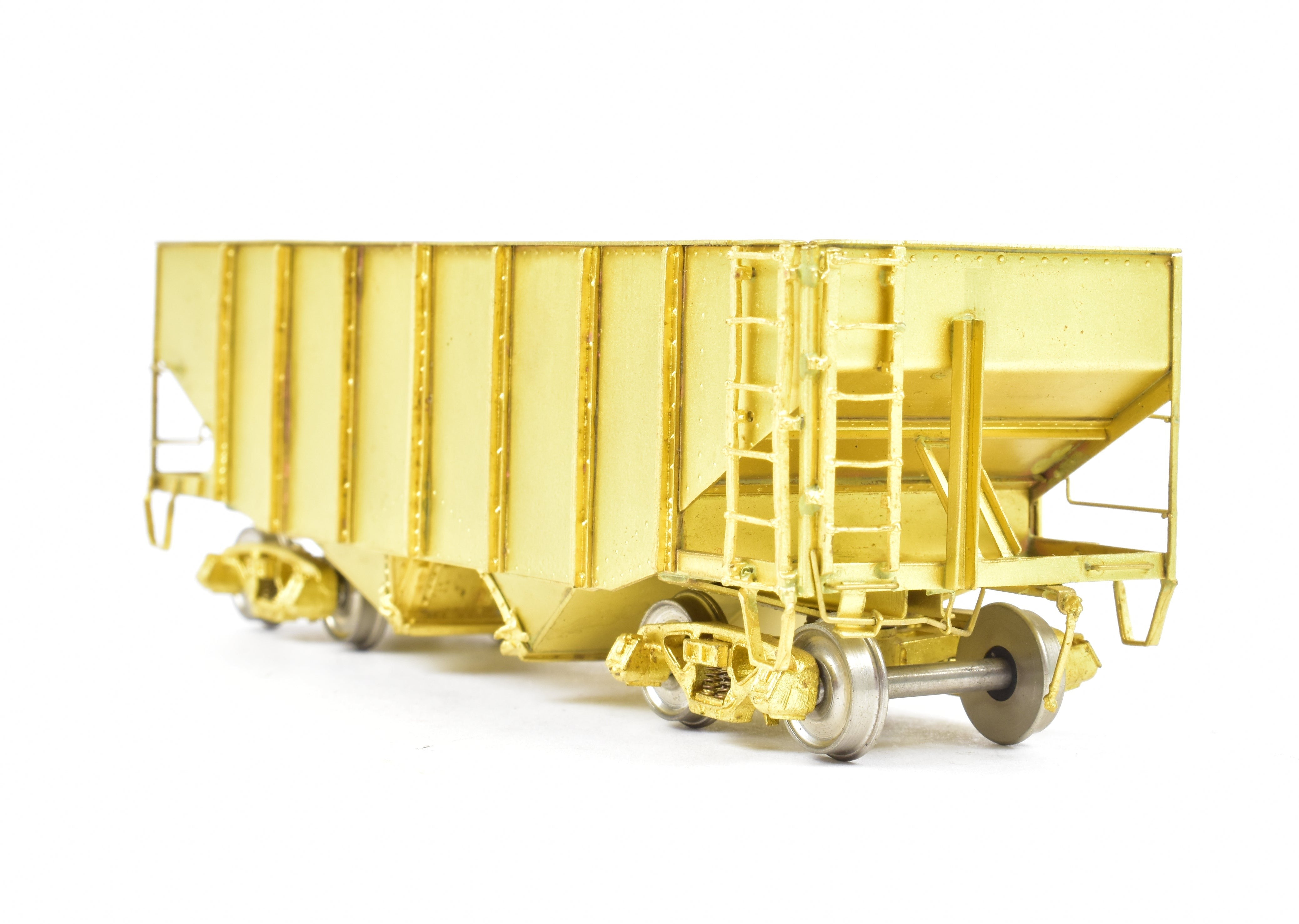 HO Scale Brass Western Maryland 55-Ton 2-Bay Hopper Car Model by Overland Models, Inc. (OMI)