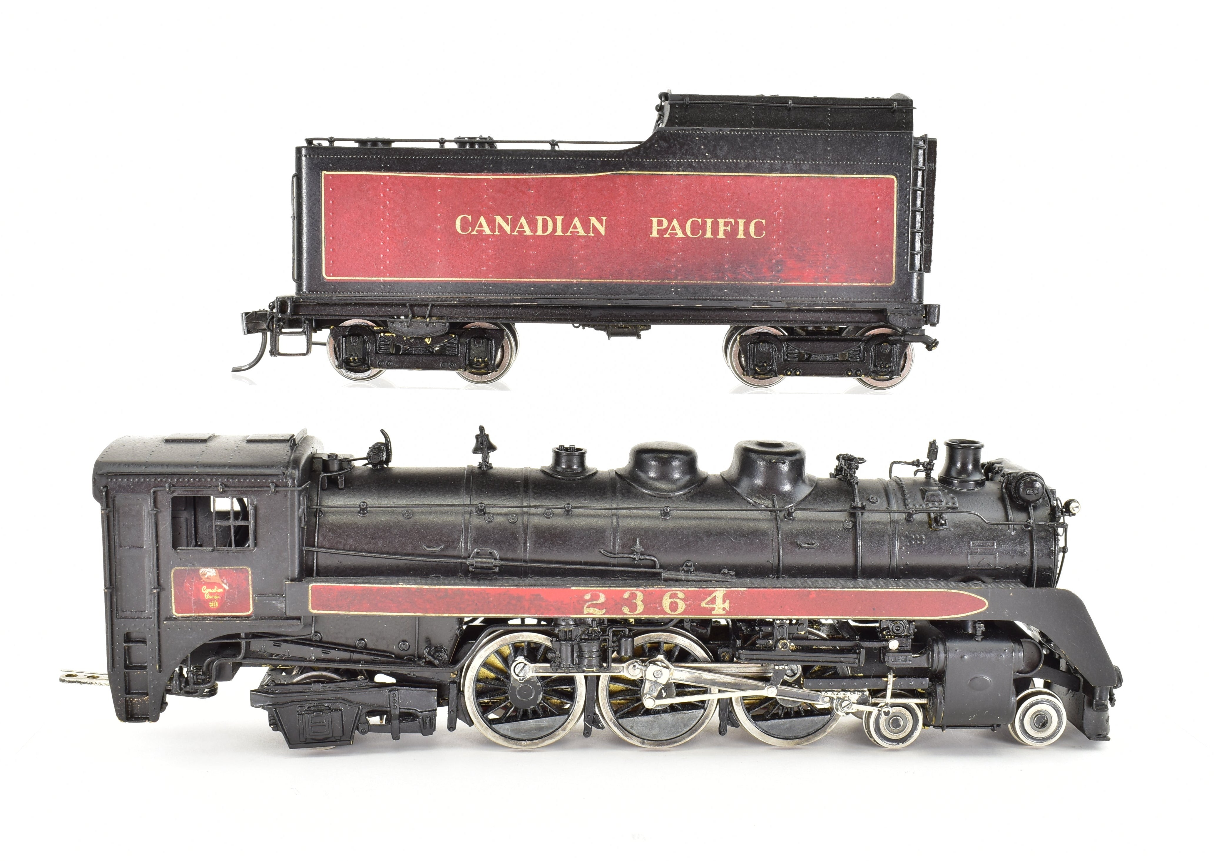 HO Scale Brass Model Train - Van Hobbies CPR Canadian Pacific Railway G - 3 4 - 6 - 2 Custom Painted Locomotive