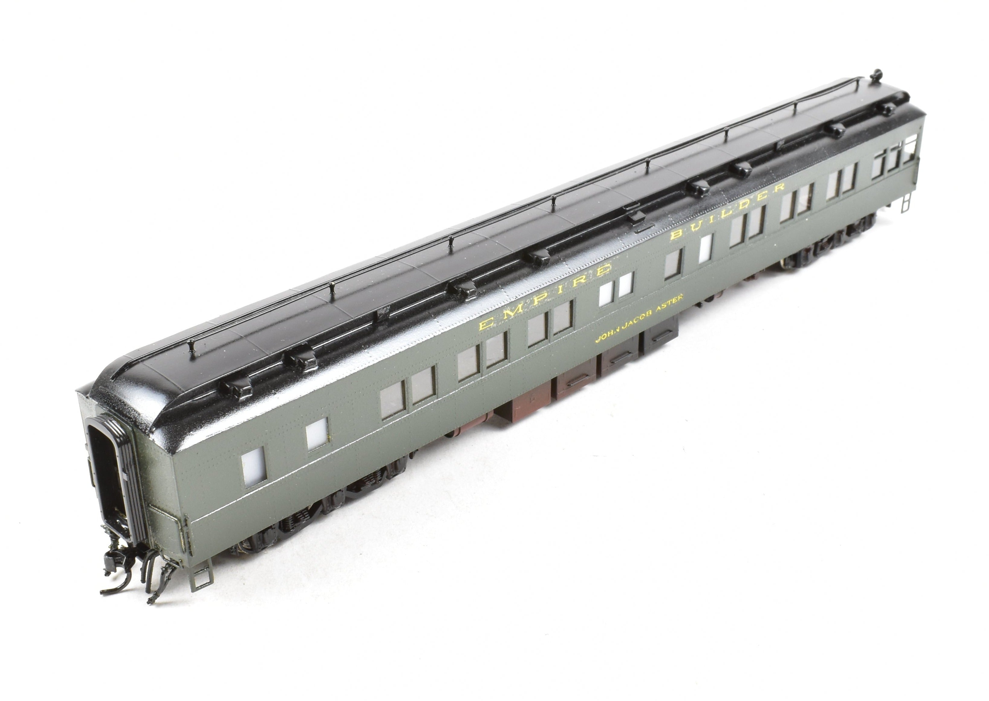 HO Brass Great Northern Empire Builder Heavyweight Solarium Lounge Model by S. Soho & Co.