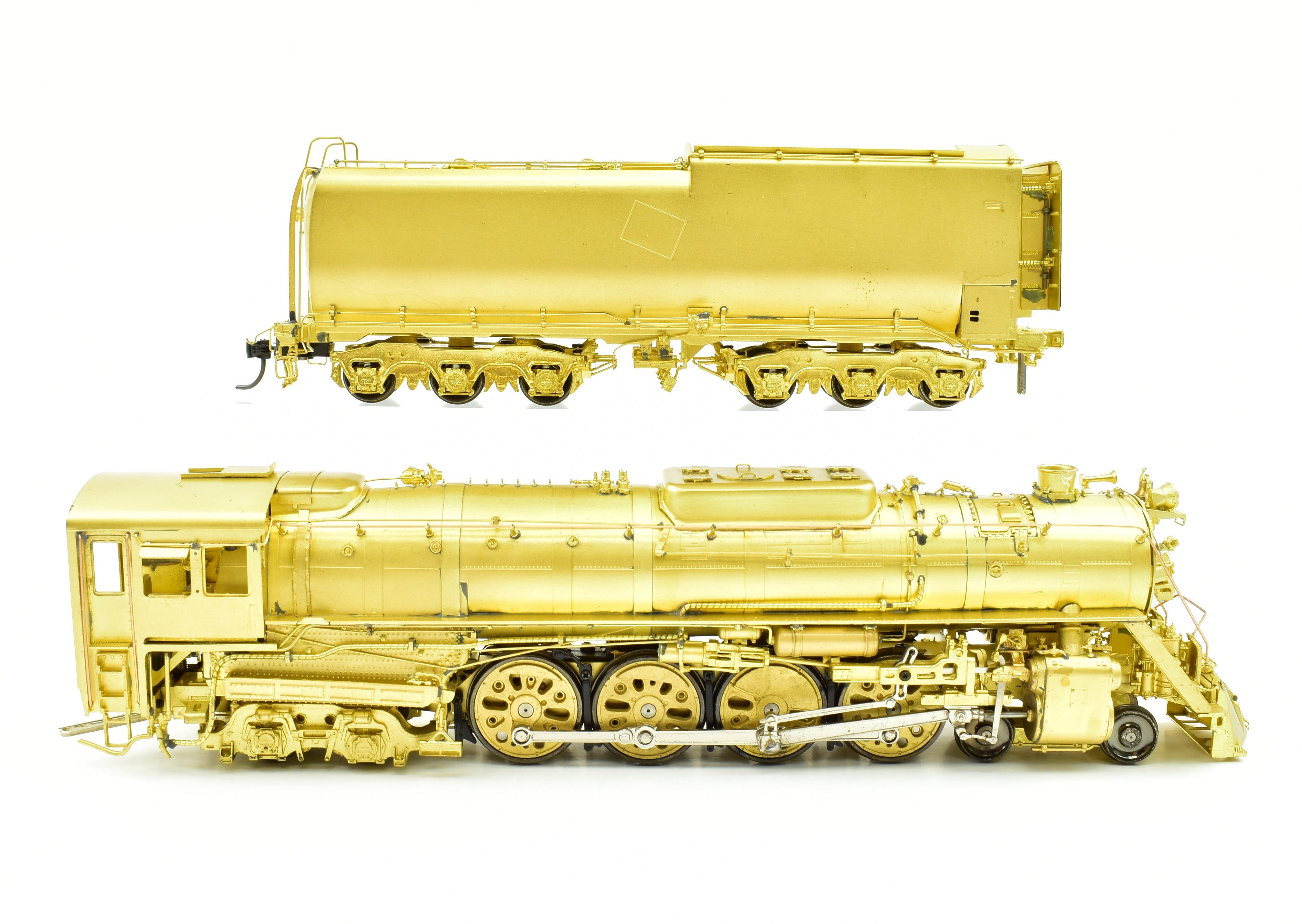 HO Scale Brass Model Train - Overland Models, Inc. MILW - Milwaukee Road S-3 4-8-4 Steam Locomotive with Squared Boiler Front