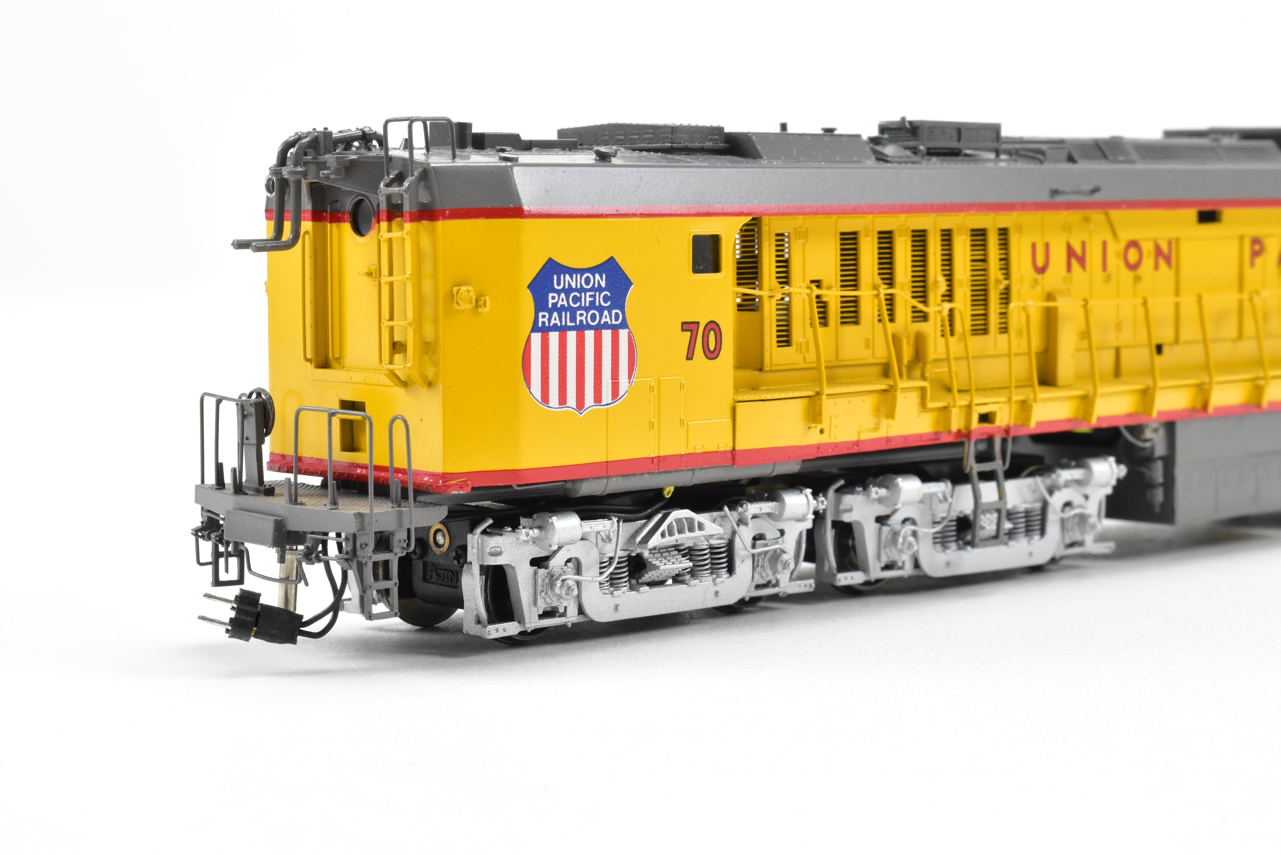 HO Brass OMI UP Union Pacific Veranda Turbine Round Tender #73 Custom Painted