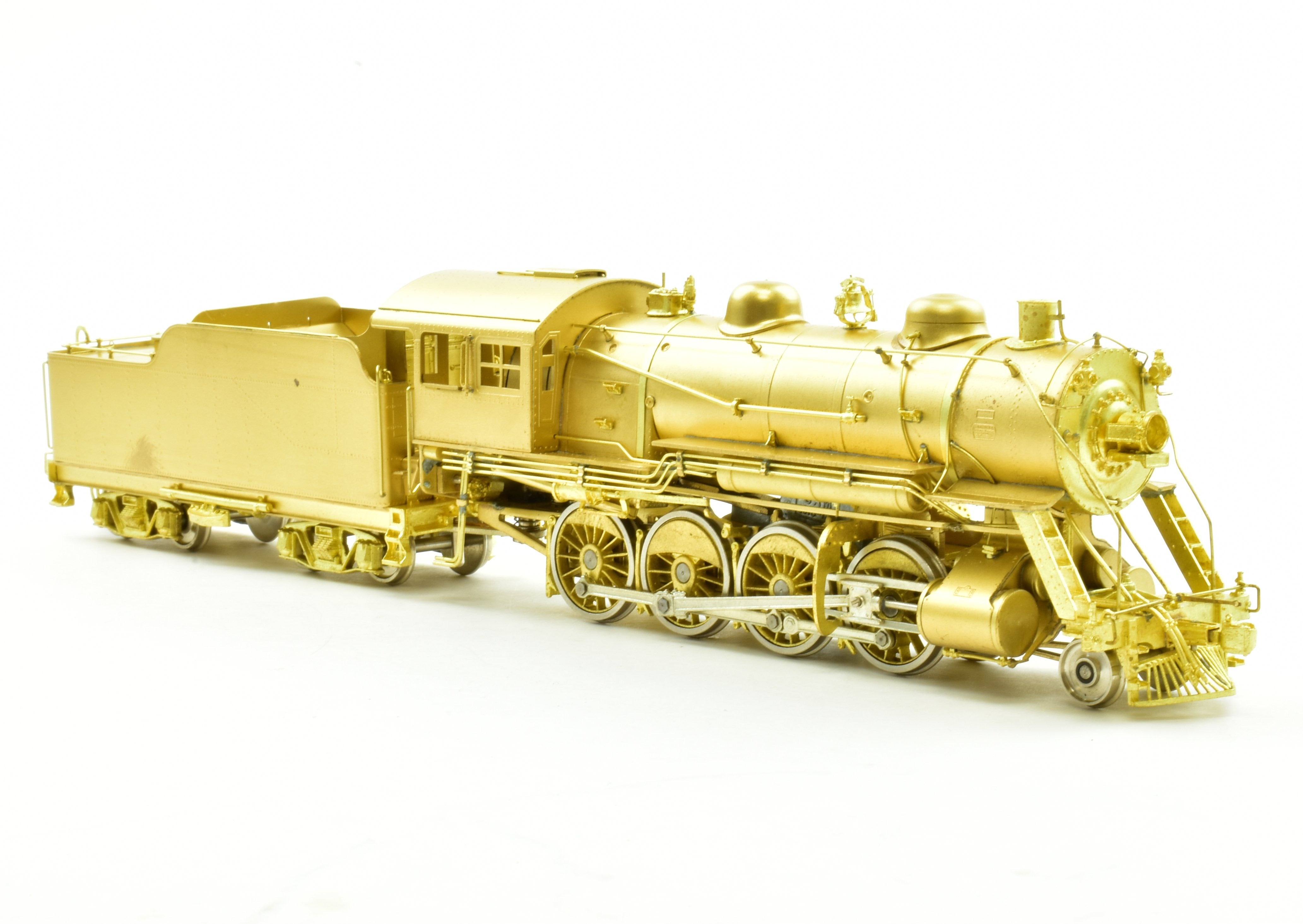 HO Scale Brass Model Key Imports Rutland Railroad G - 34 2 - 8 - 0 Consolidation Steam Locomotive with Stoker Engine