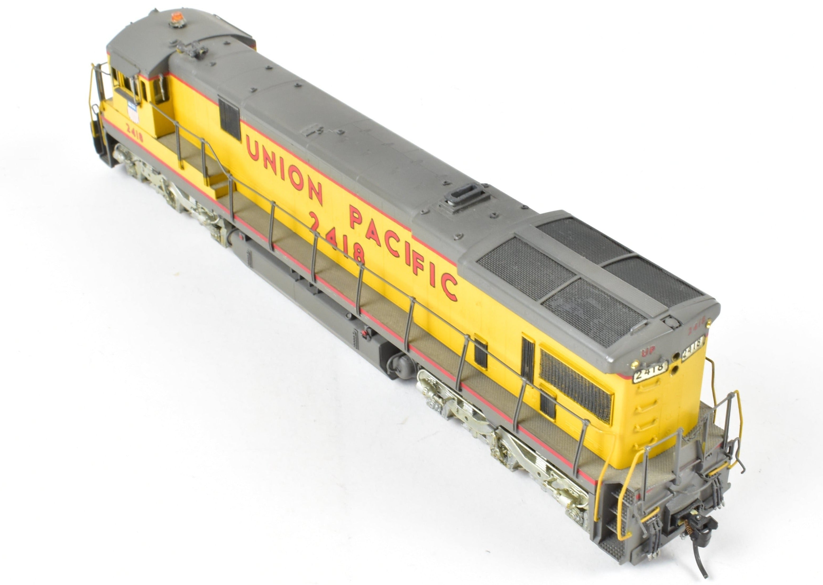 HO Scale Brass Diesel Locomotive Model - Overland Models, Inc. Union Pacific GE C - 30 - 7 with 4 - Window Cab and without Anticlimber CP