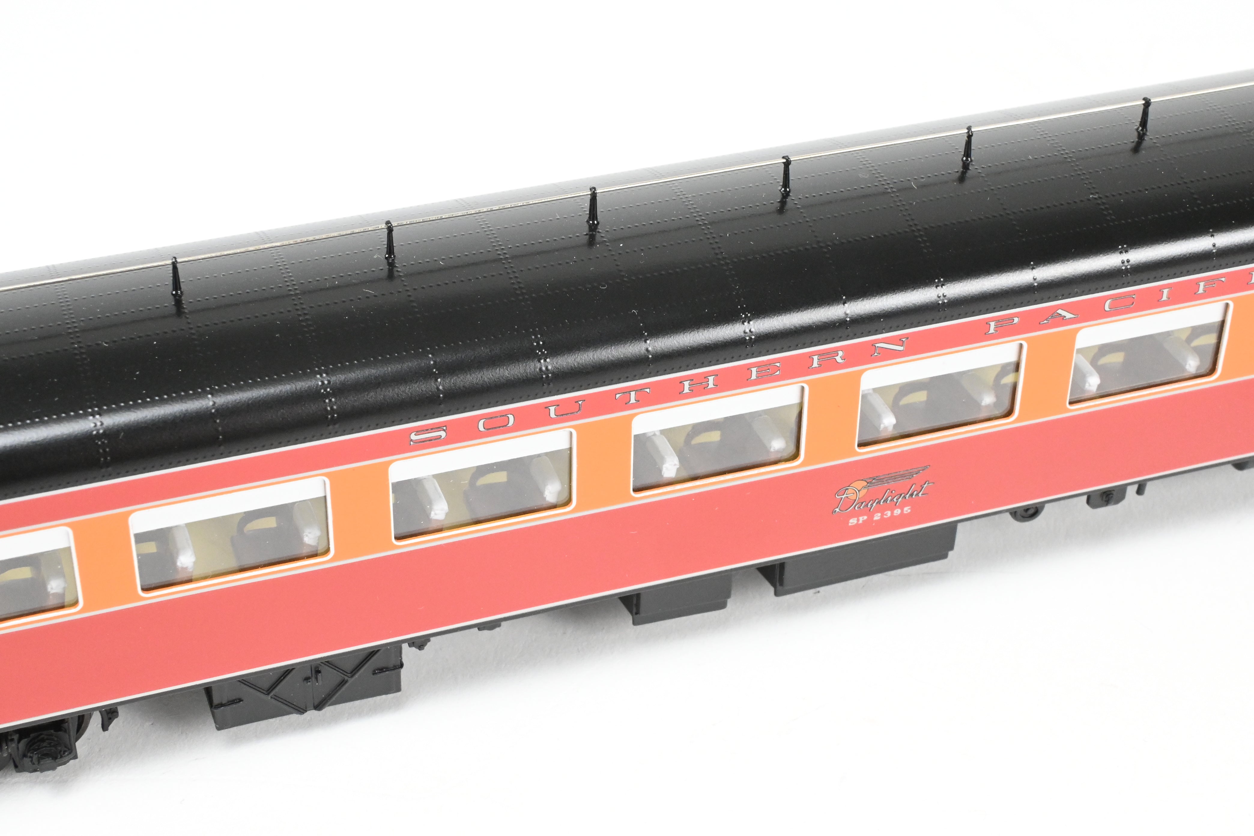 HO Scale Brass CON CIL Model Train Cars - Challenger Imports Special Edition - Southern Pacific 1955 Shasta Daylight 3-Pack B Add-On Set with Front Part