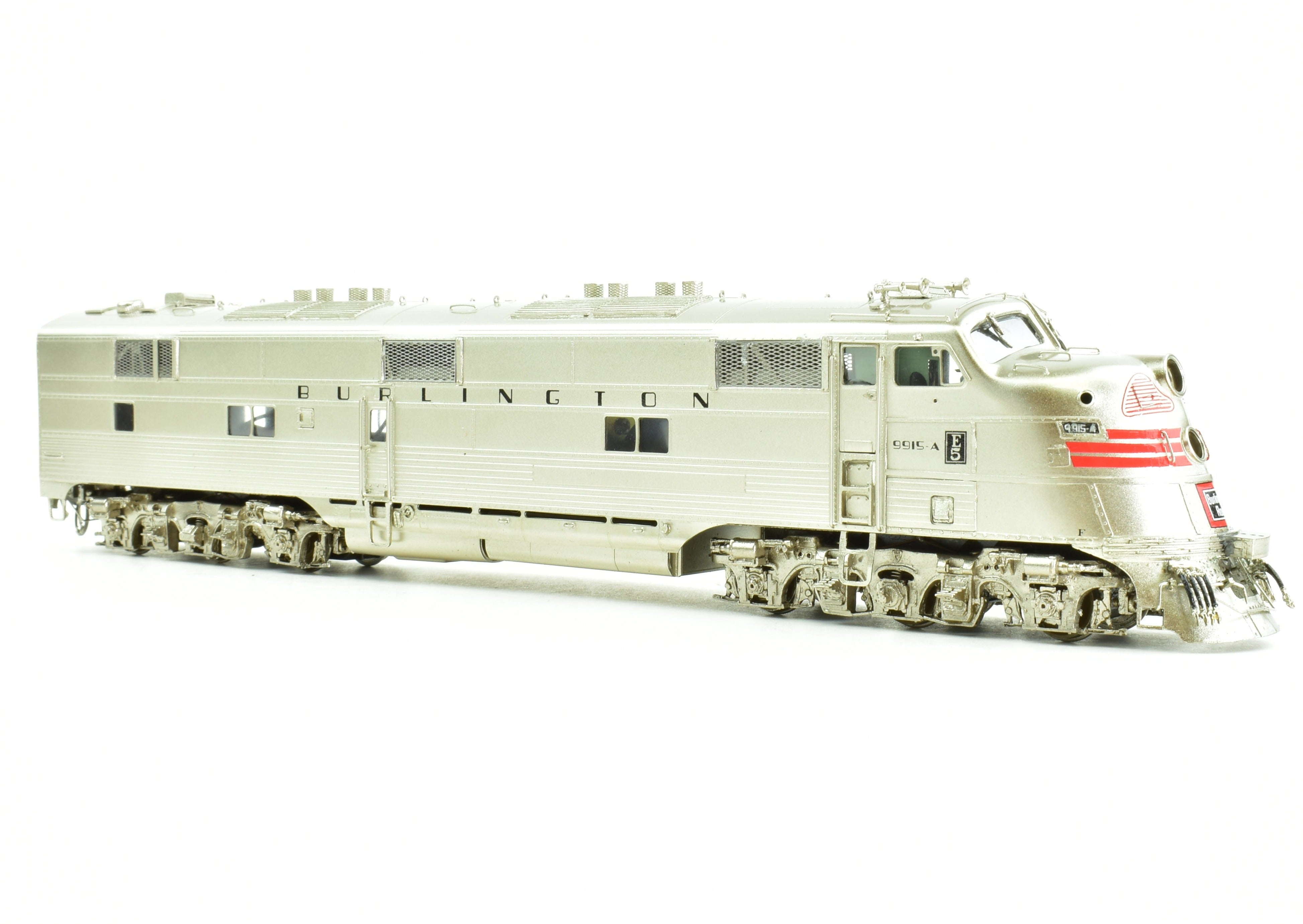 HO Scale Brass OMI - Overland Models, Inc. Burlington Route (CB&Q) EMD E5A Locomotive, 1960 Era, Custom - Finished No. 9915A