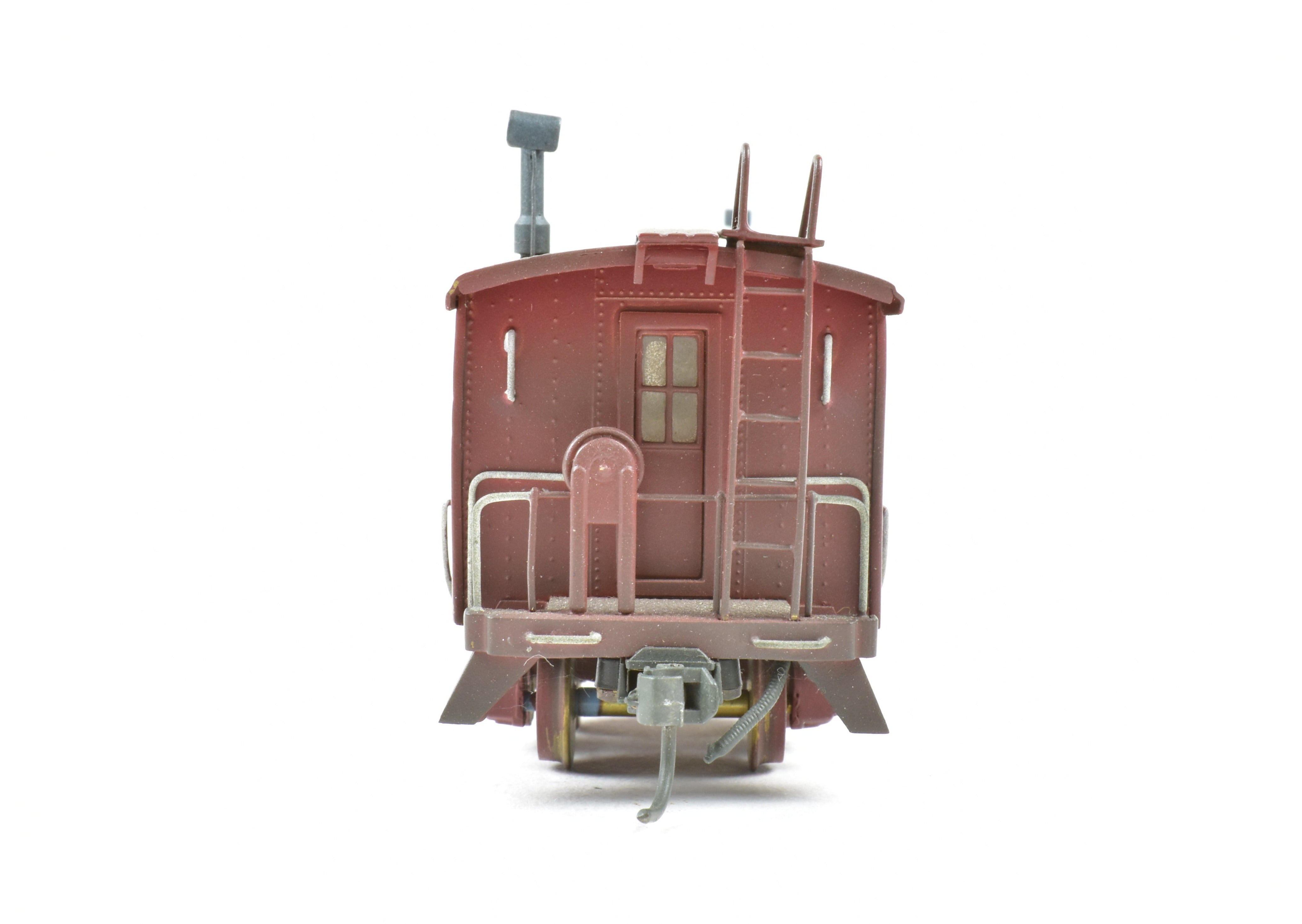 Custom Painted and Weathered HO Brass Hallmark ATSF - Santa Fe Drover Car