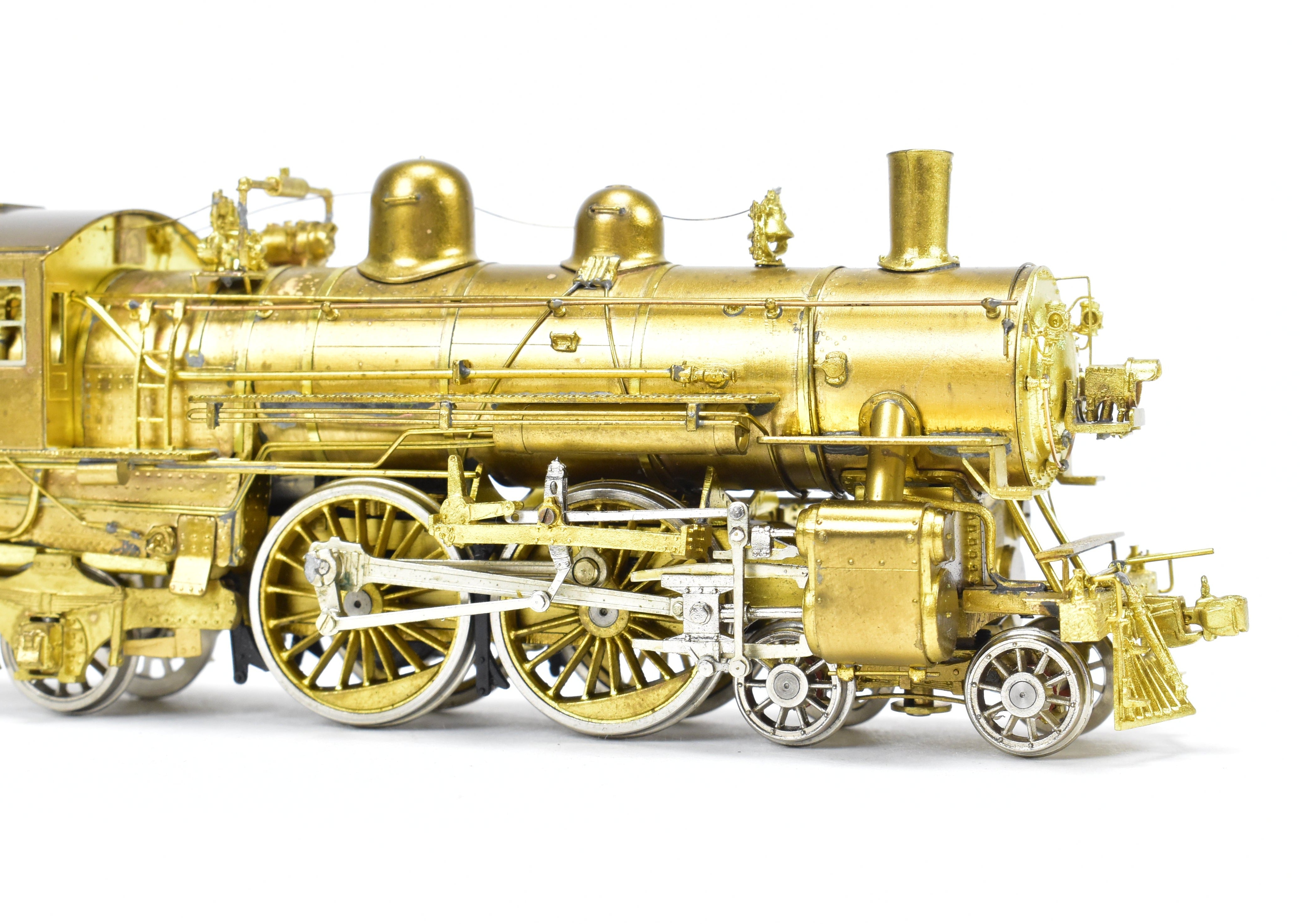 HO Scale Brass Model Train - Overland Models Chicago & North Western D 4-4-2 Atlantic Steam Locomotive