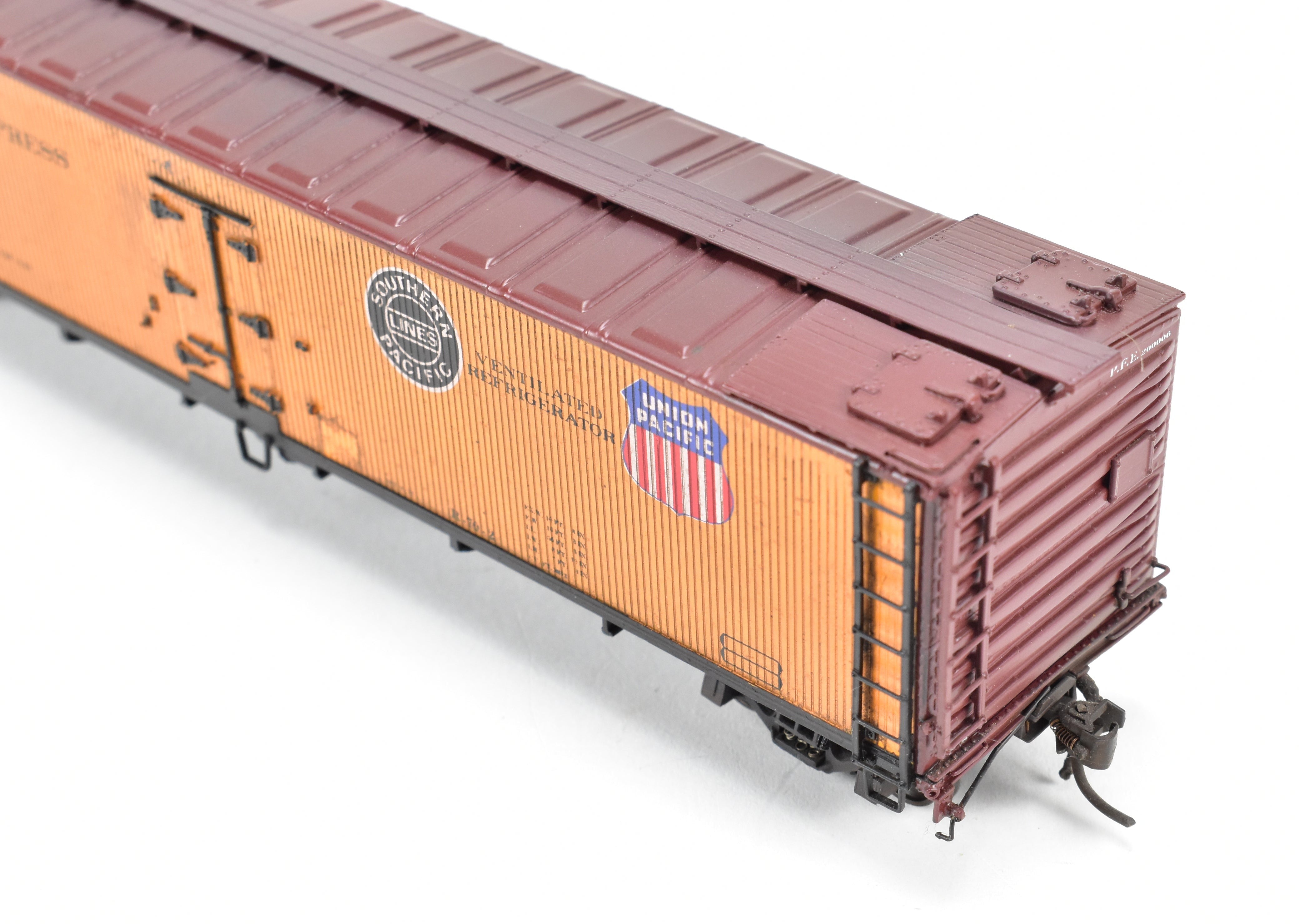 HO Brass Precision Scale Co. 52' R-70-2 Ice Refrigerator Car FP 200006 Weathered
