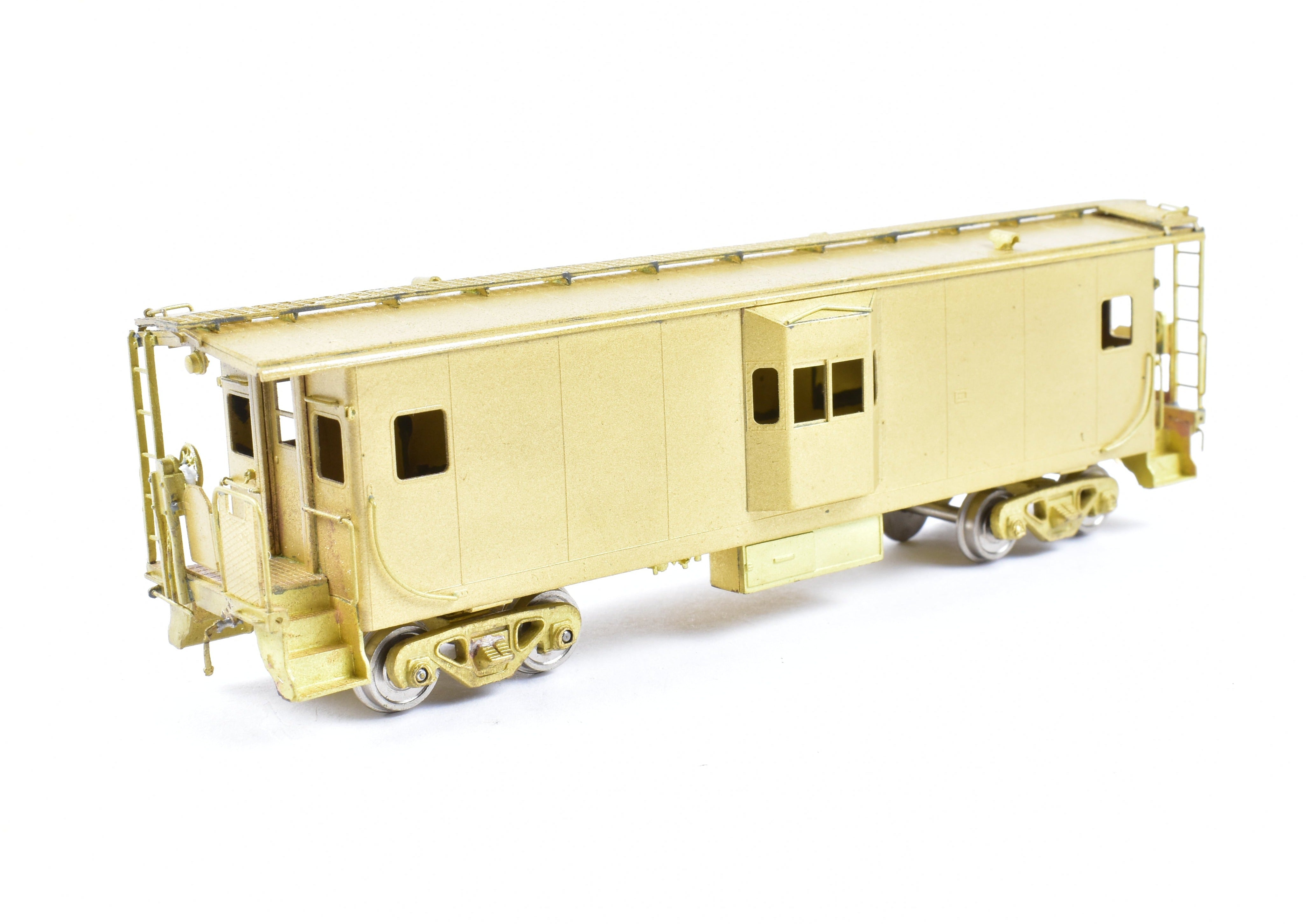 HO Scale Brass Model of the Oriental Limited Great Northern Bay Window Caboose