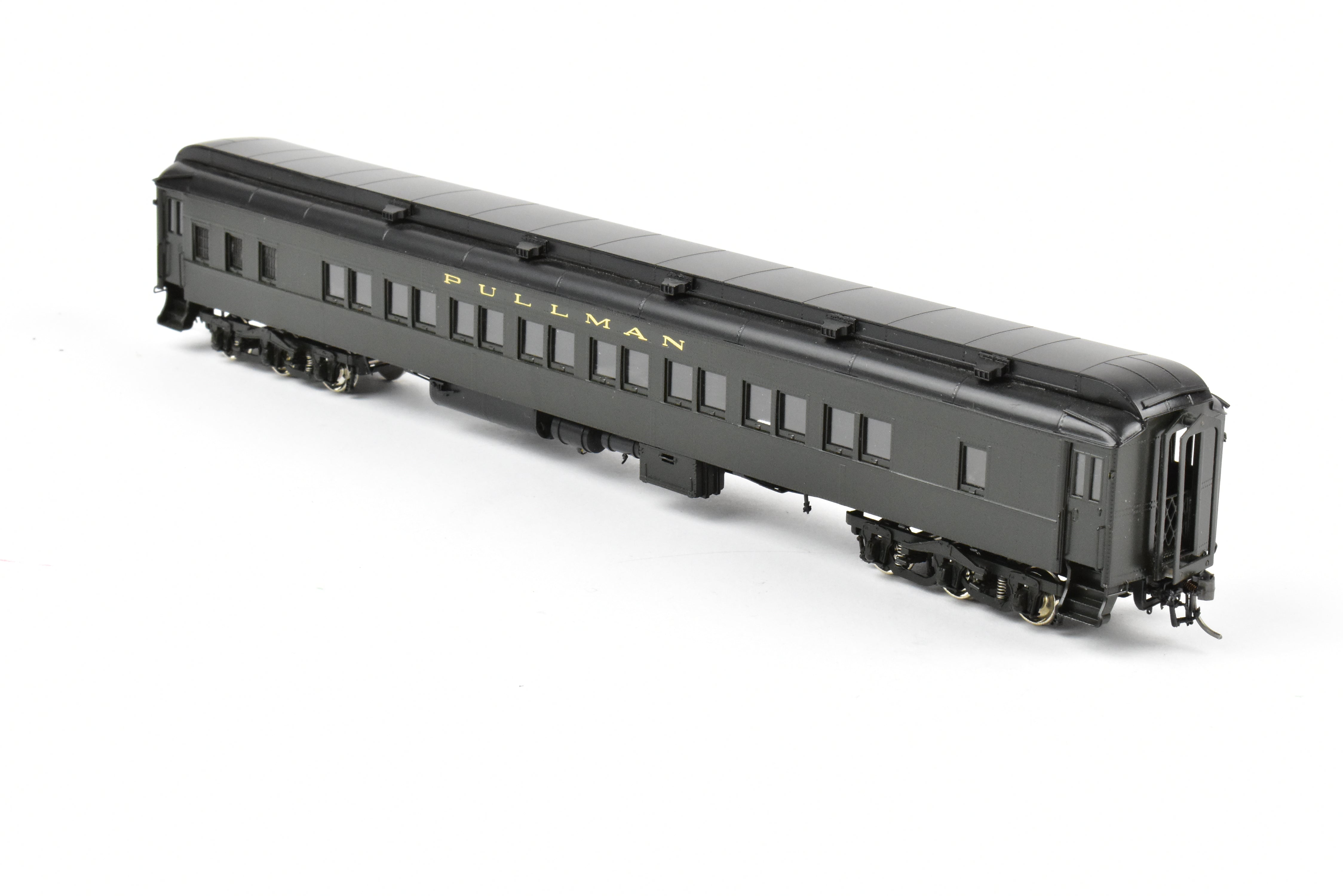 High - Quality HO Scale Brass Precision Scale Co. Pullman 80 - foot Sleeper 16 - Section Tourist Car Model Plan 2412 without Air - Flow Package