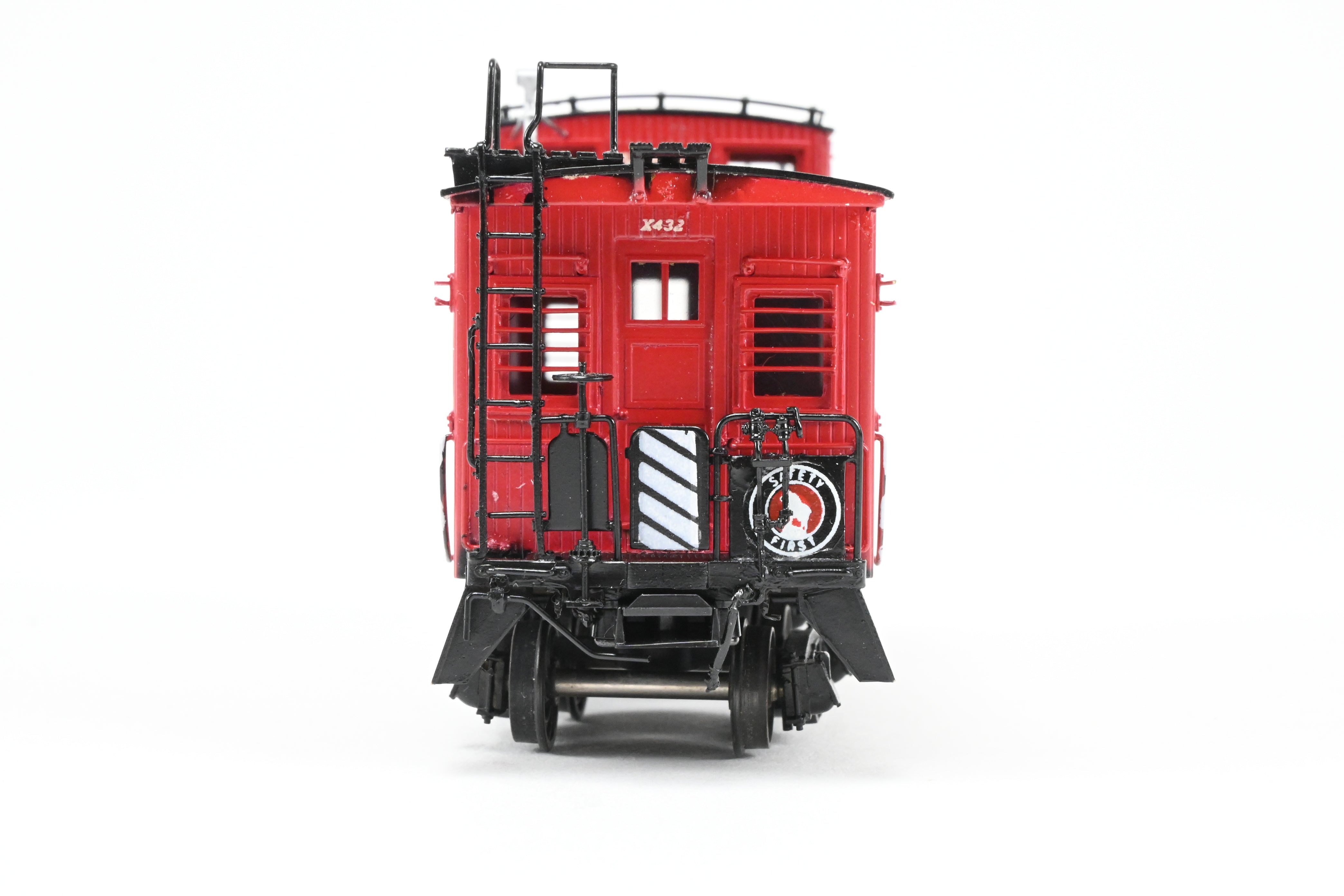 HO Scale Brass Model of Great Northern Wood Caboose X337/X432 with Standard Window - Collector's Edition FP #X432 from Beaver Creek Model Co.