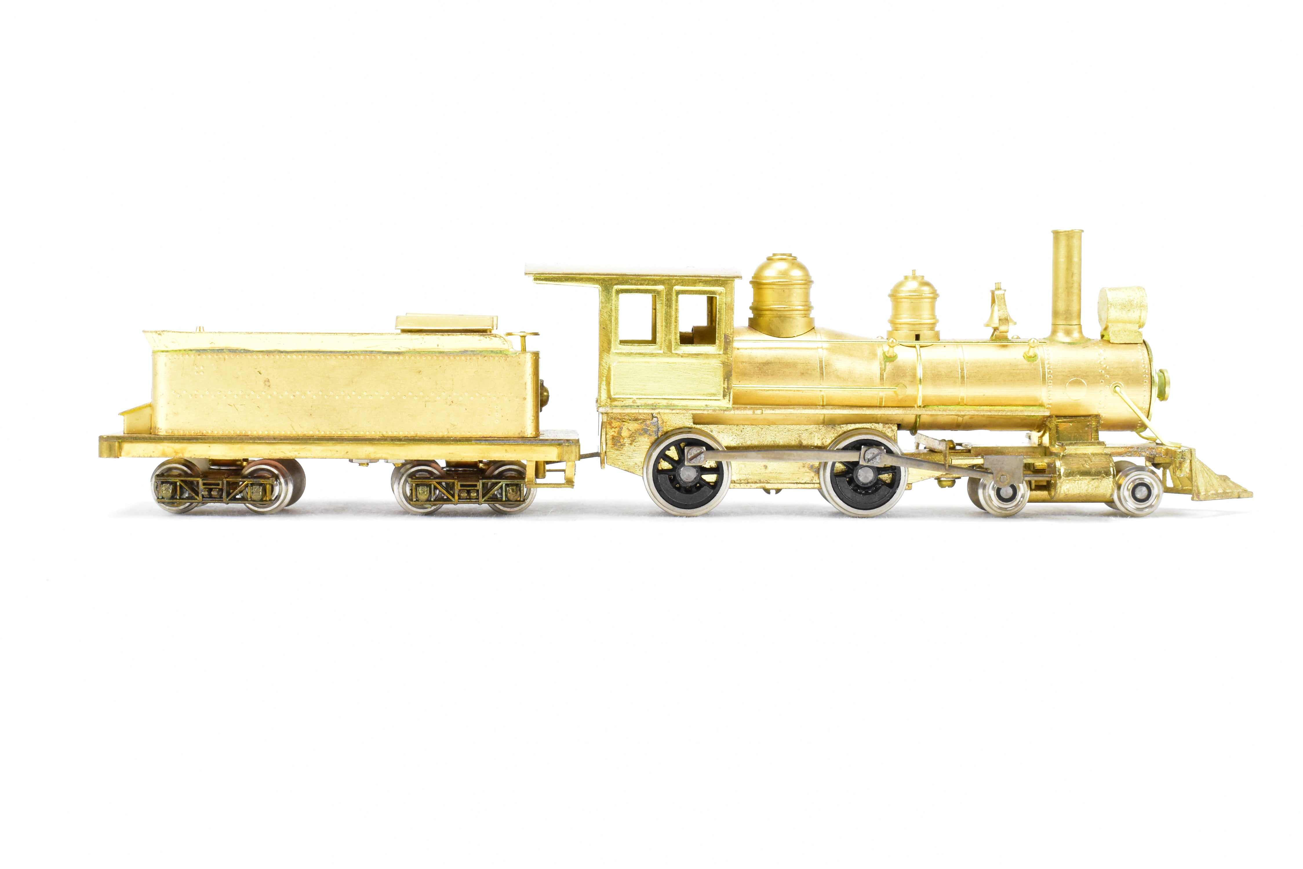 HOn3 Scale Brass Model Train - American 4-4-0 Locomotive from Far East Distributors, Spartan Series Circa 1910