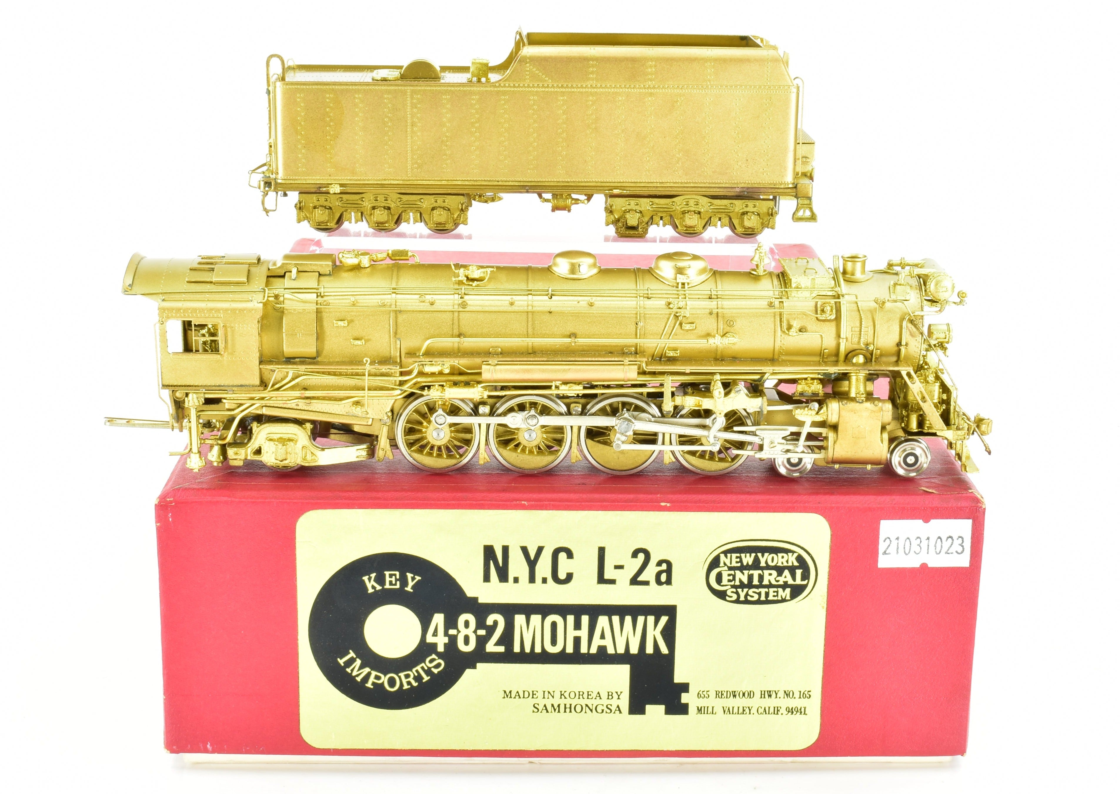 1981 HO Brass Key Imports NYC New York Central L - 2a 4 - 8 - 2 Mohawk Model