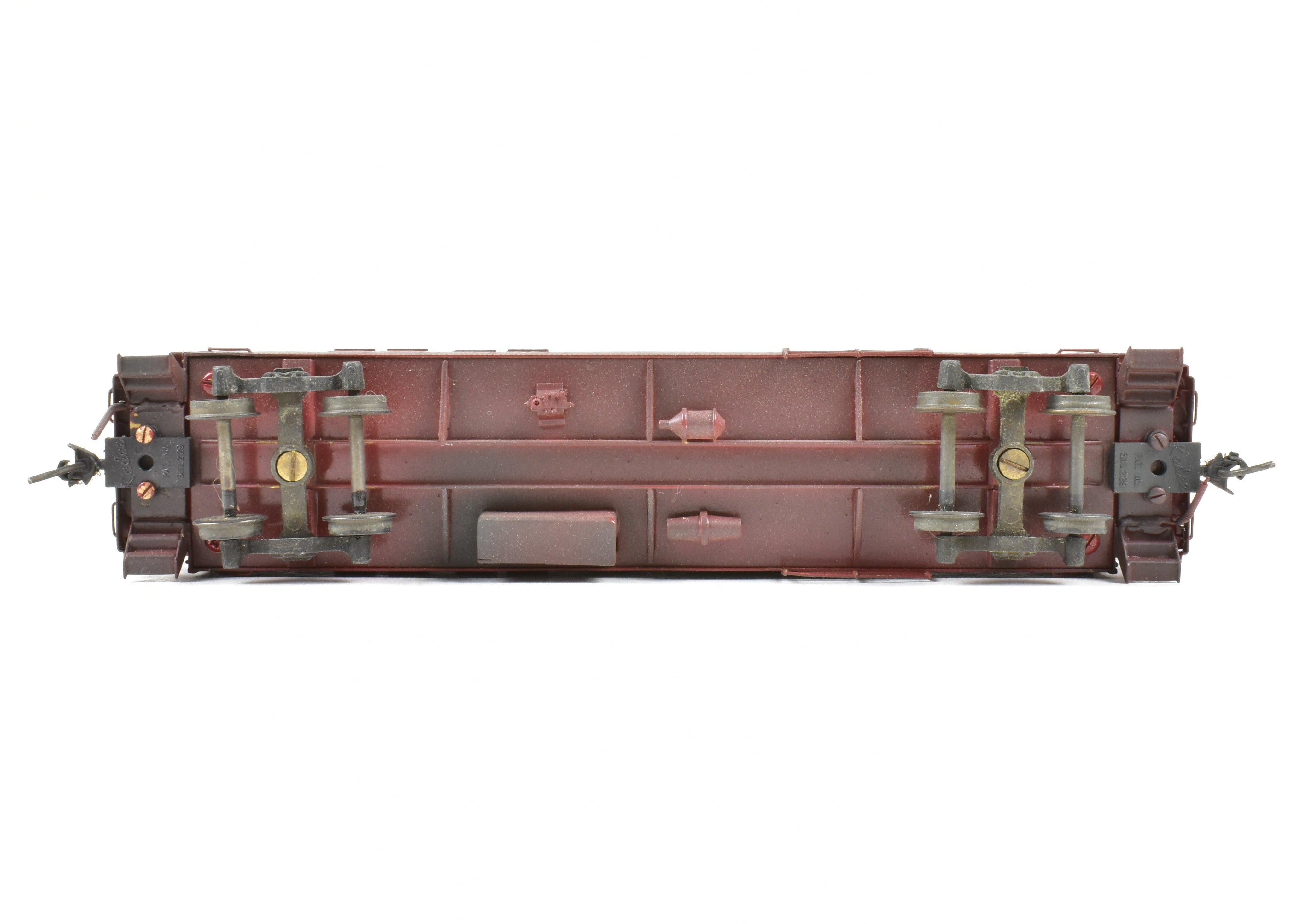 Custom Painted and Weathered HO Brass ATSF - Santa Fe Transfer Caboose by Hallmark Models