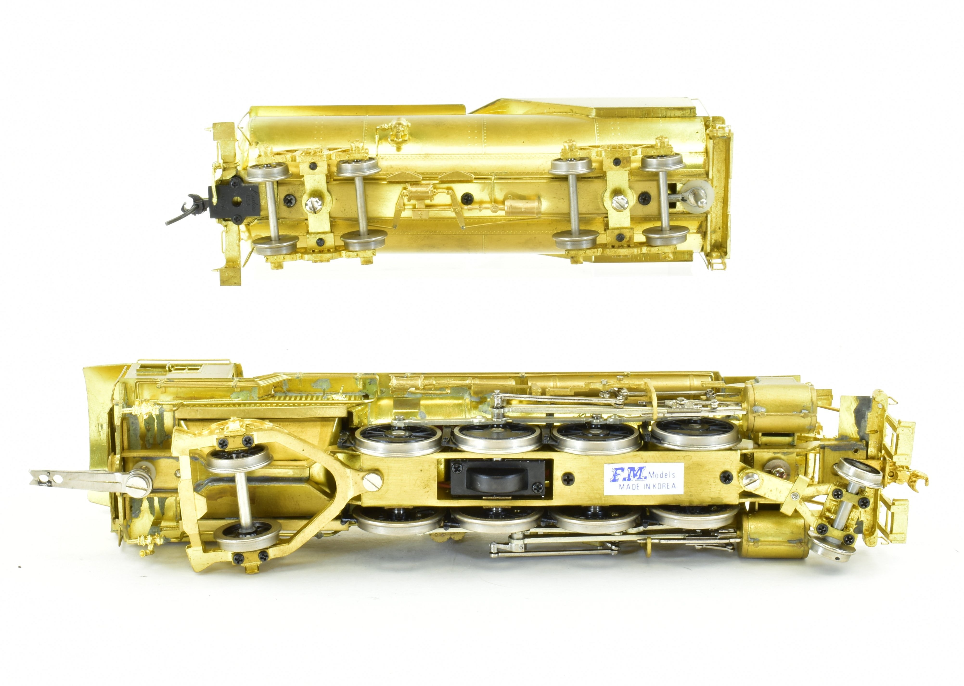 HO Scale Brass Precision Scale Co. B&O Q-4 2-8-2 Mikado Locomotive Model