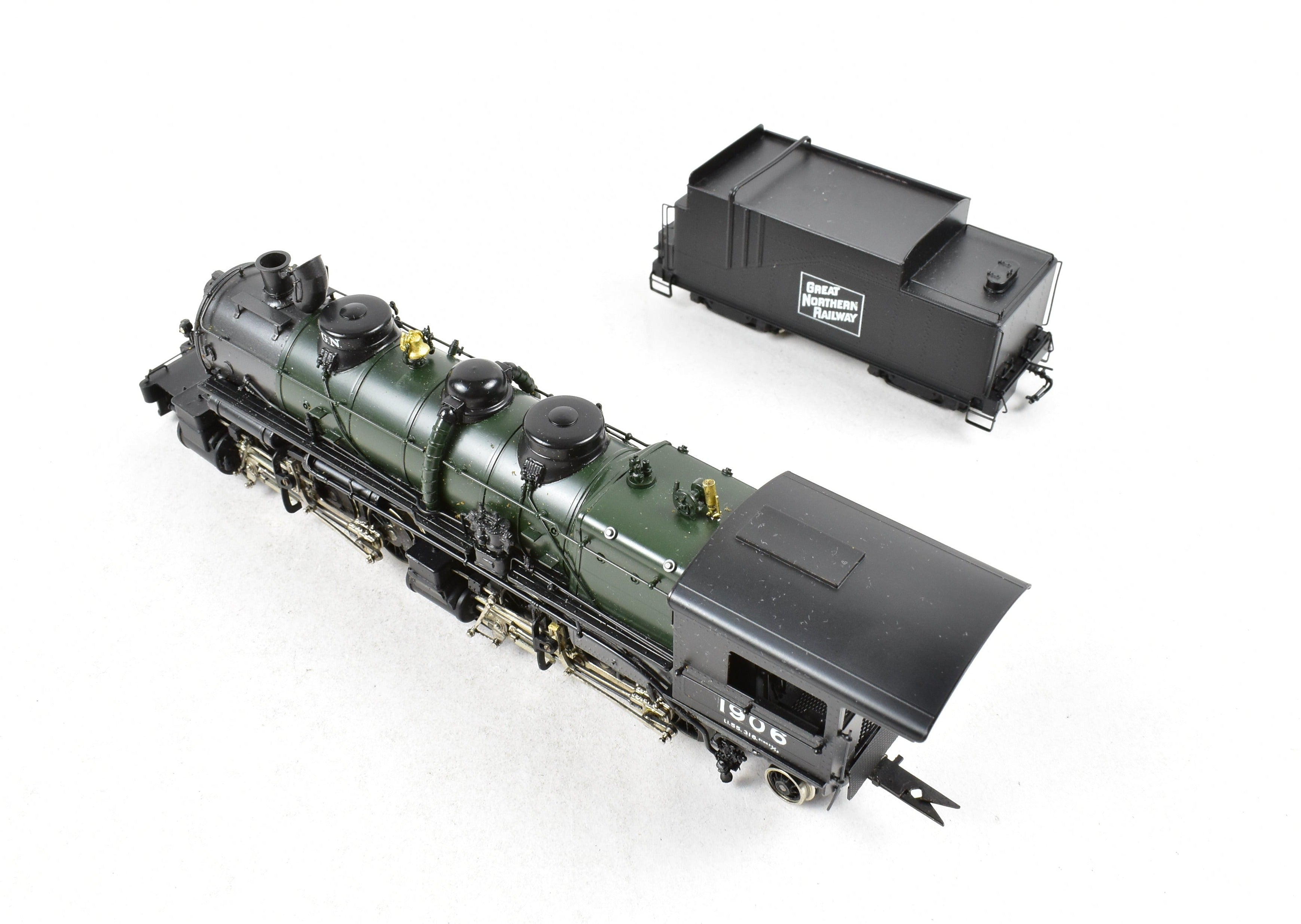 HO Scale Brass Model Train - PFM - Tenshodo GN - Great Northern 2-6-6-2 Class L-1 Crown FP Steam Locomotive #1906