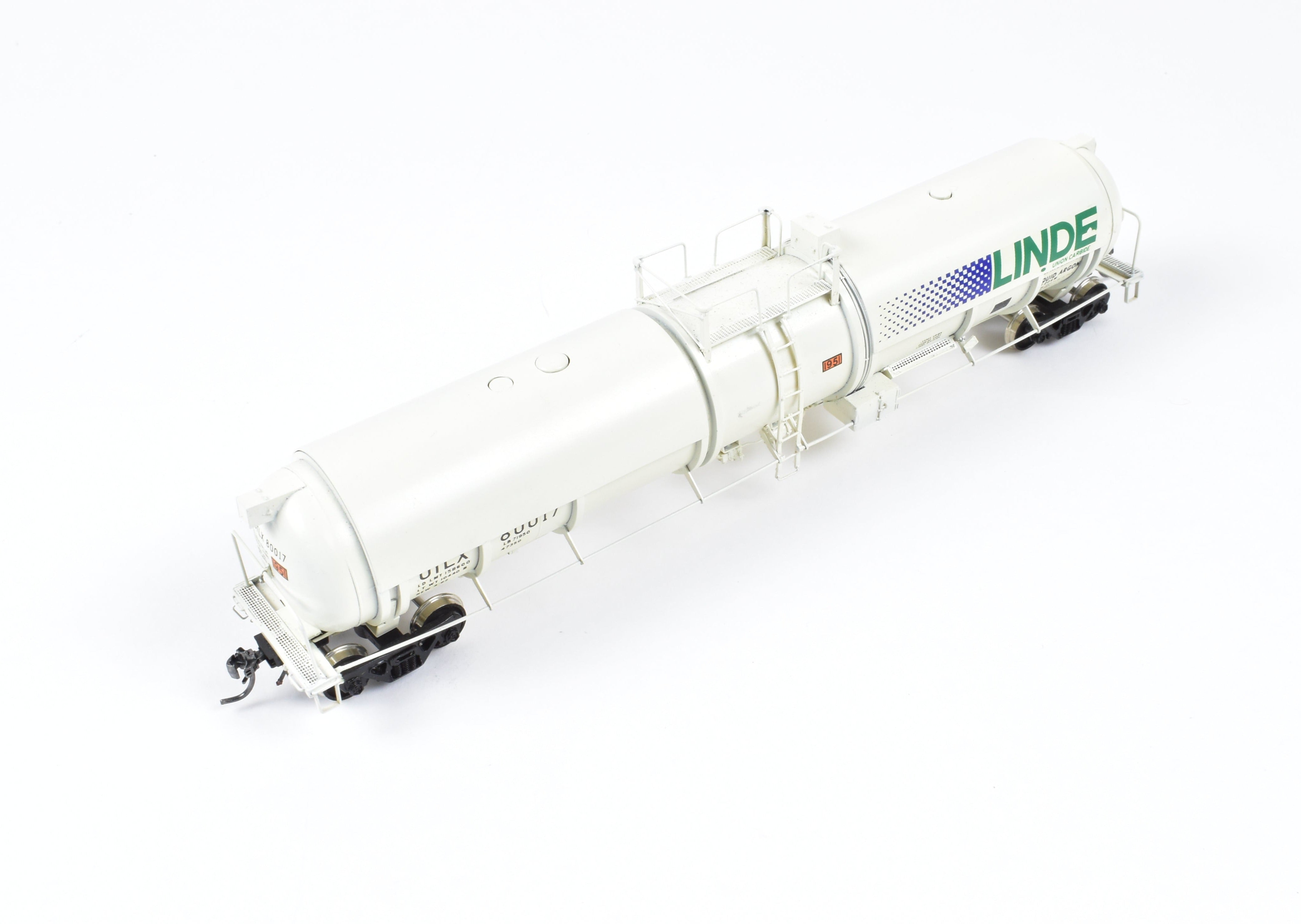 HO Brass OMI Overland Models Liquid Argon Tank Car #80017