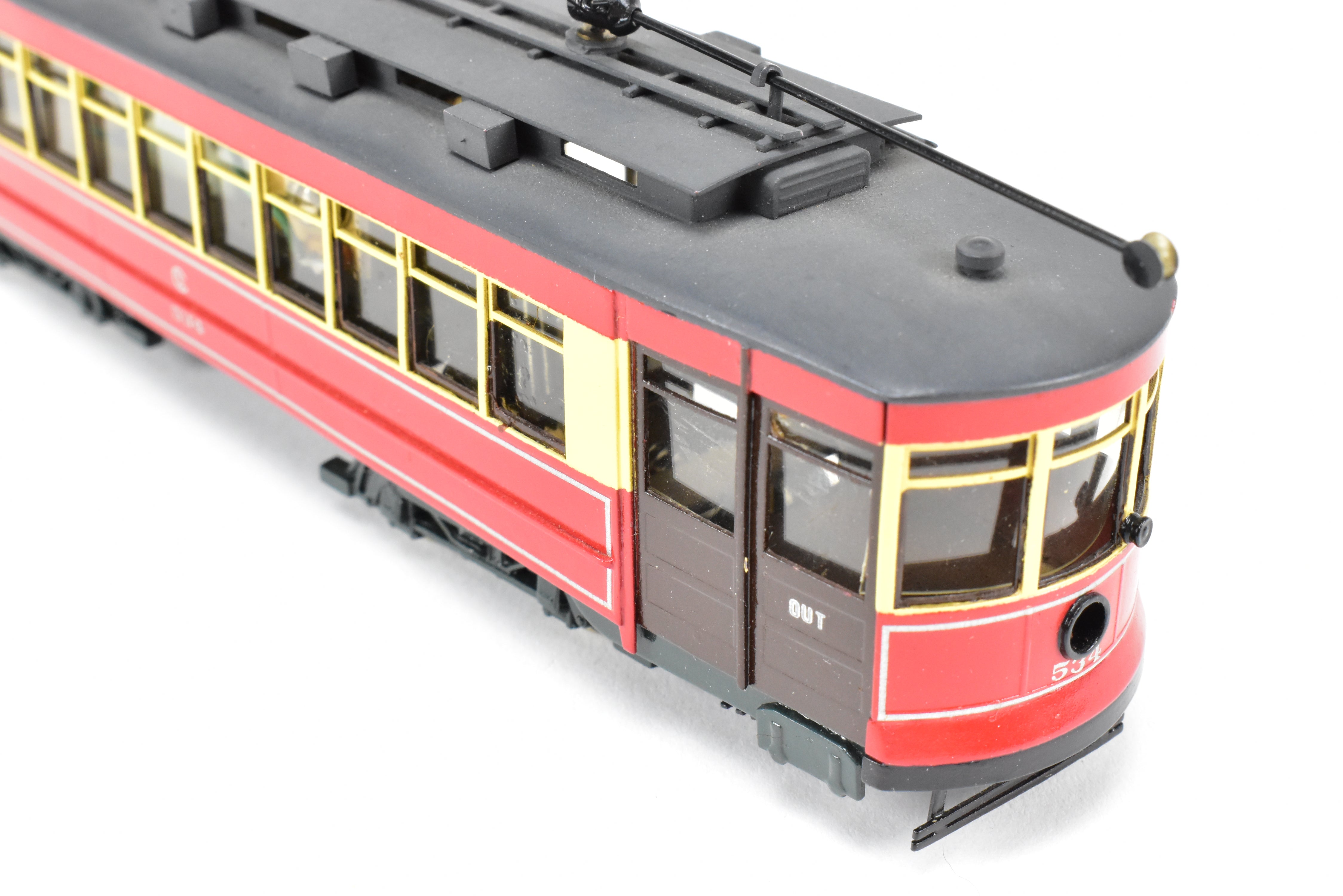 HO Brass Fairfield 343 CSL Chicago Surface Lines Pullman Car #534 Custom Painted