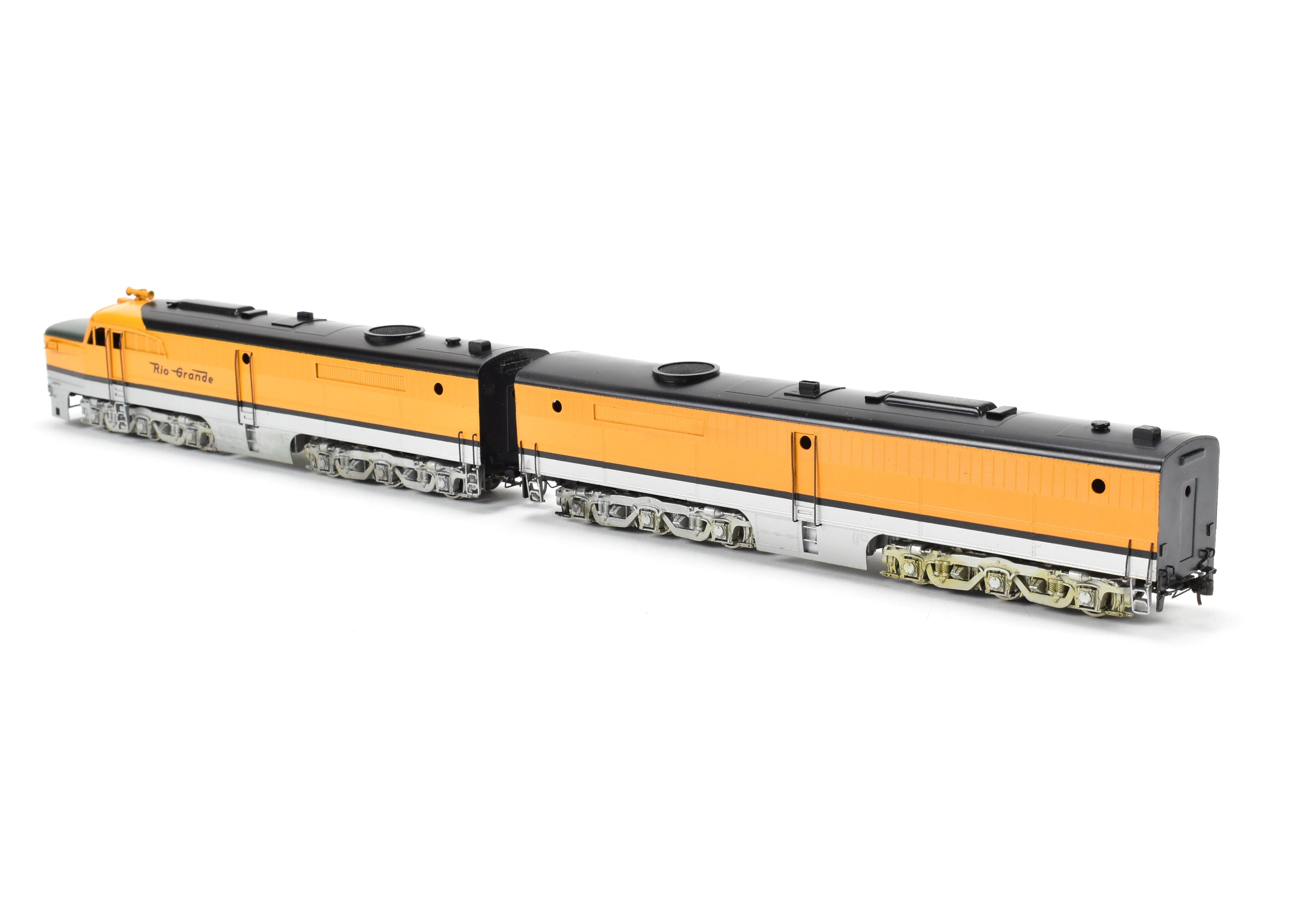 HO Scale Brass Denver & Rio Grande Western Alco PA-1/PB-1 Set FP Model