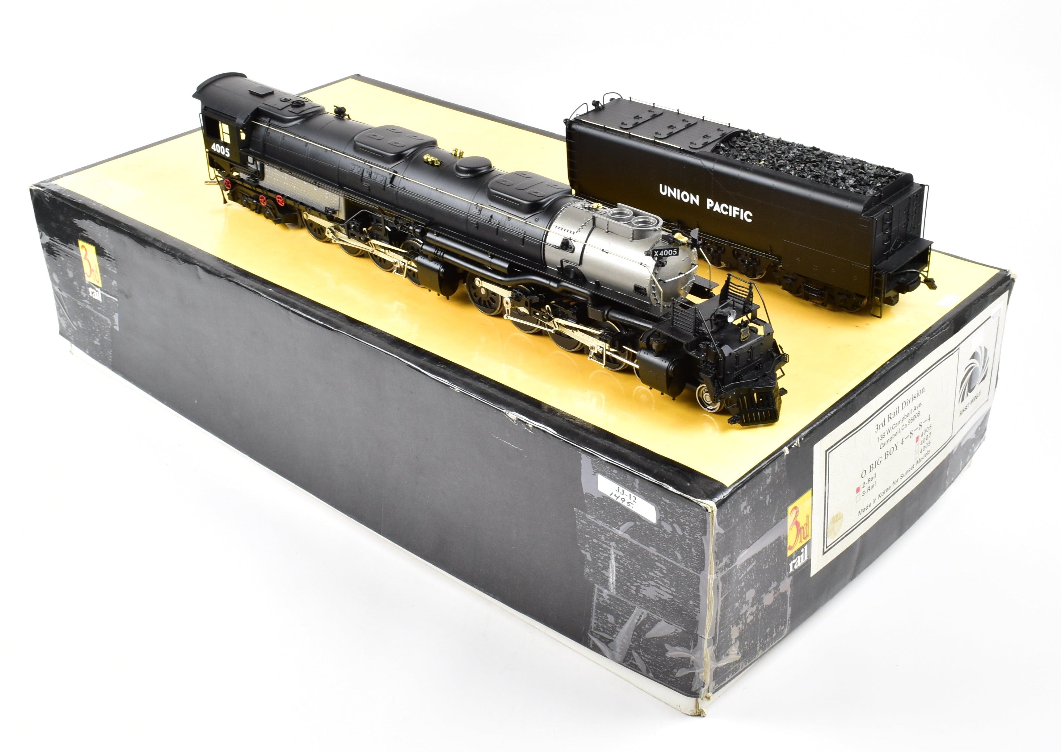 O Scale Model Train - Brass Sunset Models Third Rail Union Pacific Big Boy Class 4-8-8-4 FP No. 4005 Model in As-Is Condition