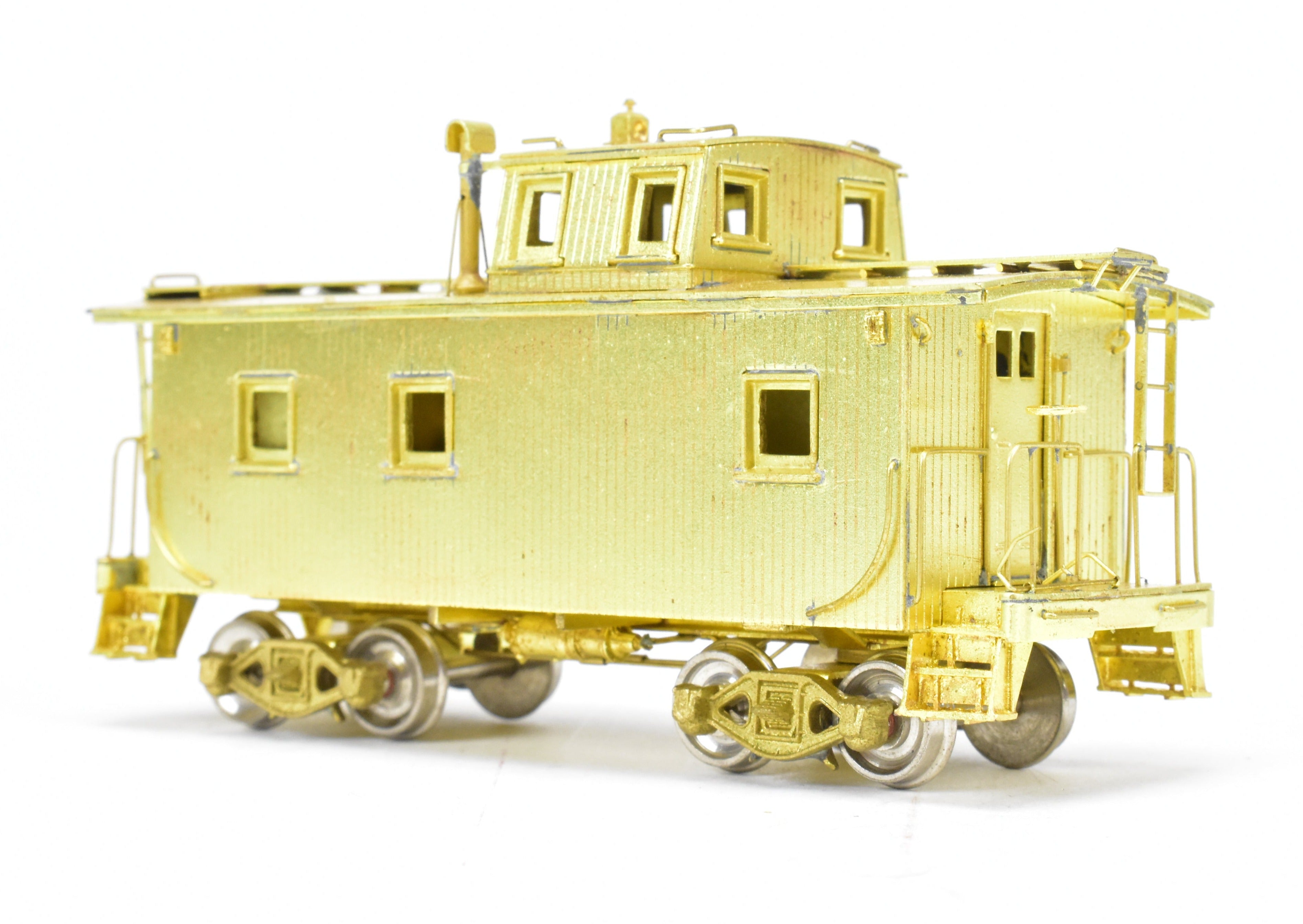 HO Scale Brass Construction Alco Models New York Central (NYC) 24-Foot Offset Cupola Wood Caboose Model